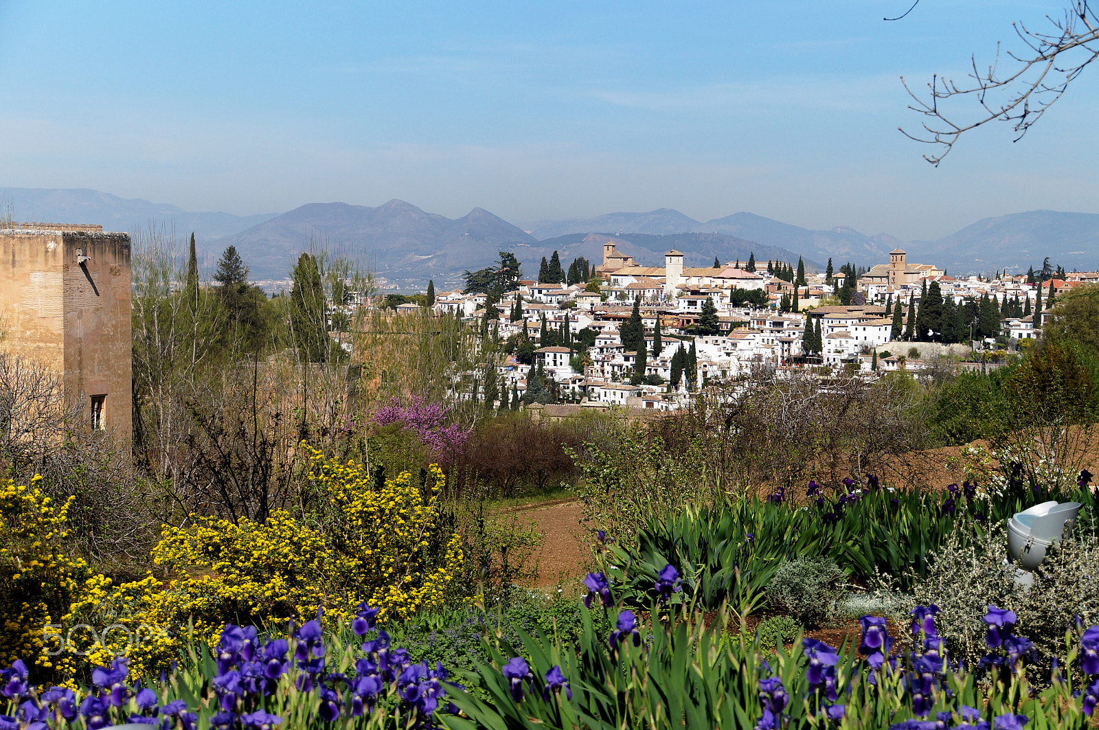 Tamron 18-270mm F3.5-6.3 Di II PZD sample photo. Spanish county view of granada spain photography