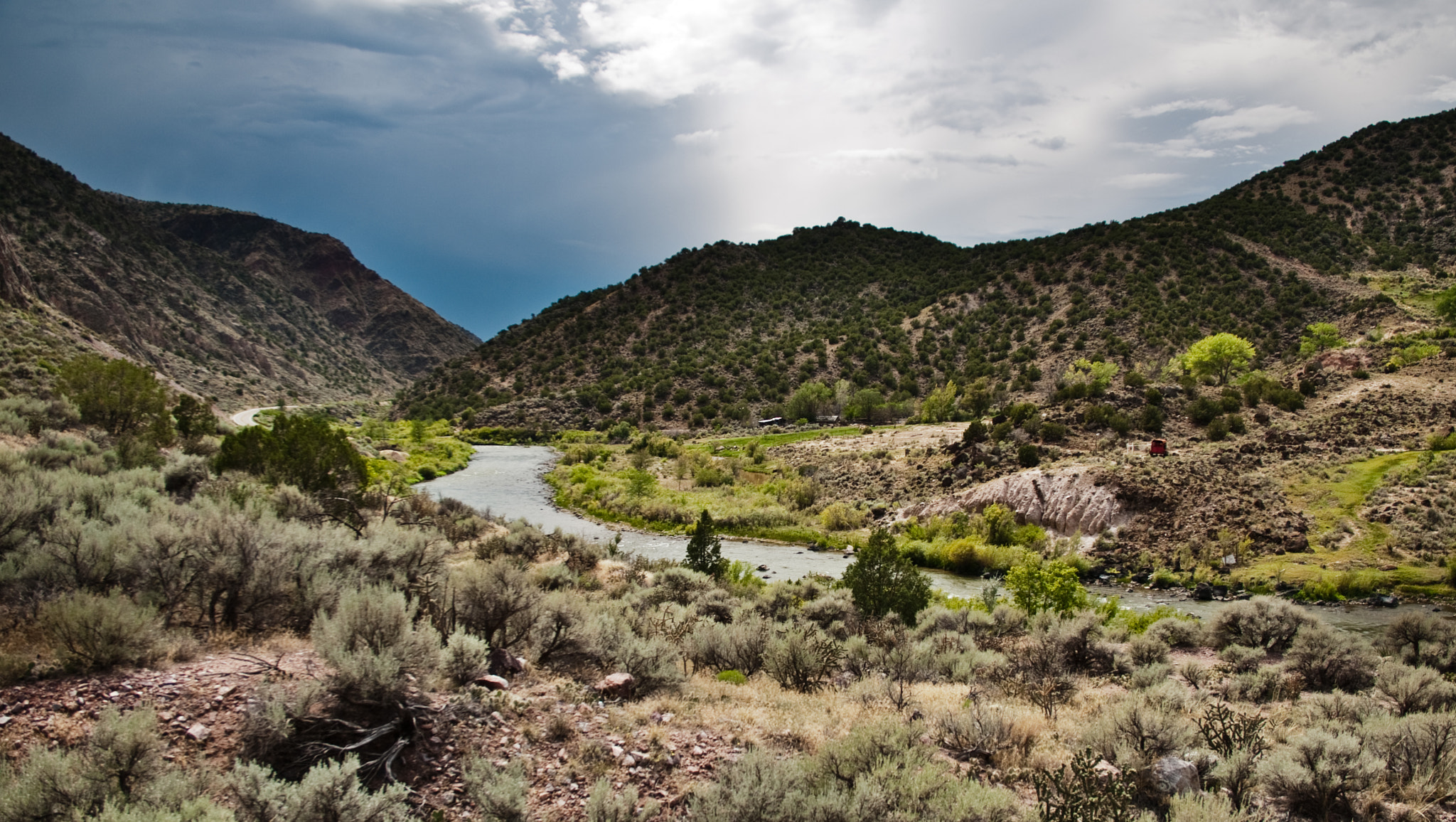 Nikon D300 + Sigma 18-125mm F3.8-5.6 DC OS HSM sample photo. Rio grande river nm photography