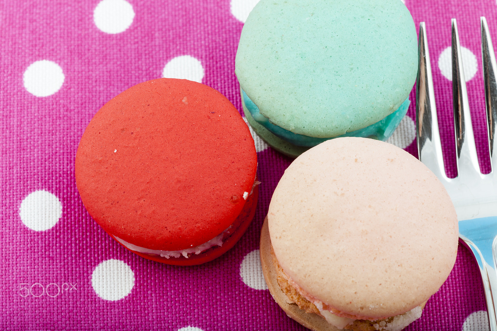 Canon EOS 5D Mark II + Canon EF 100mm F2.8 Macro USM sample photo. Sweet and colorful french macaroons on pastel background photography