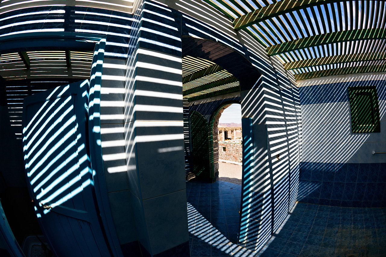 Canon EF 15mm F2.8 Fisheye sample photo. Toilet in coloured canyon photography