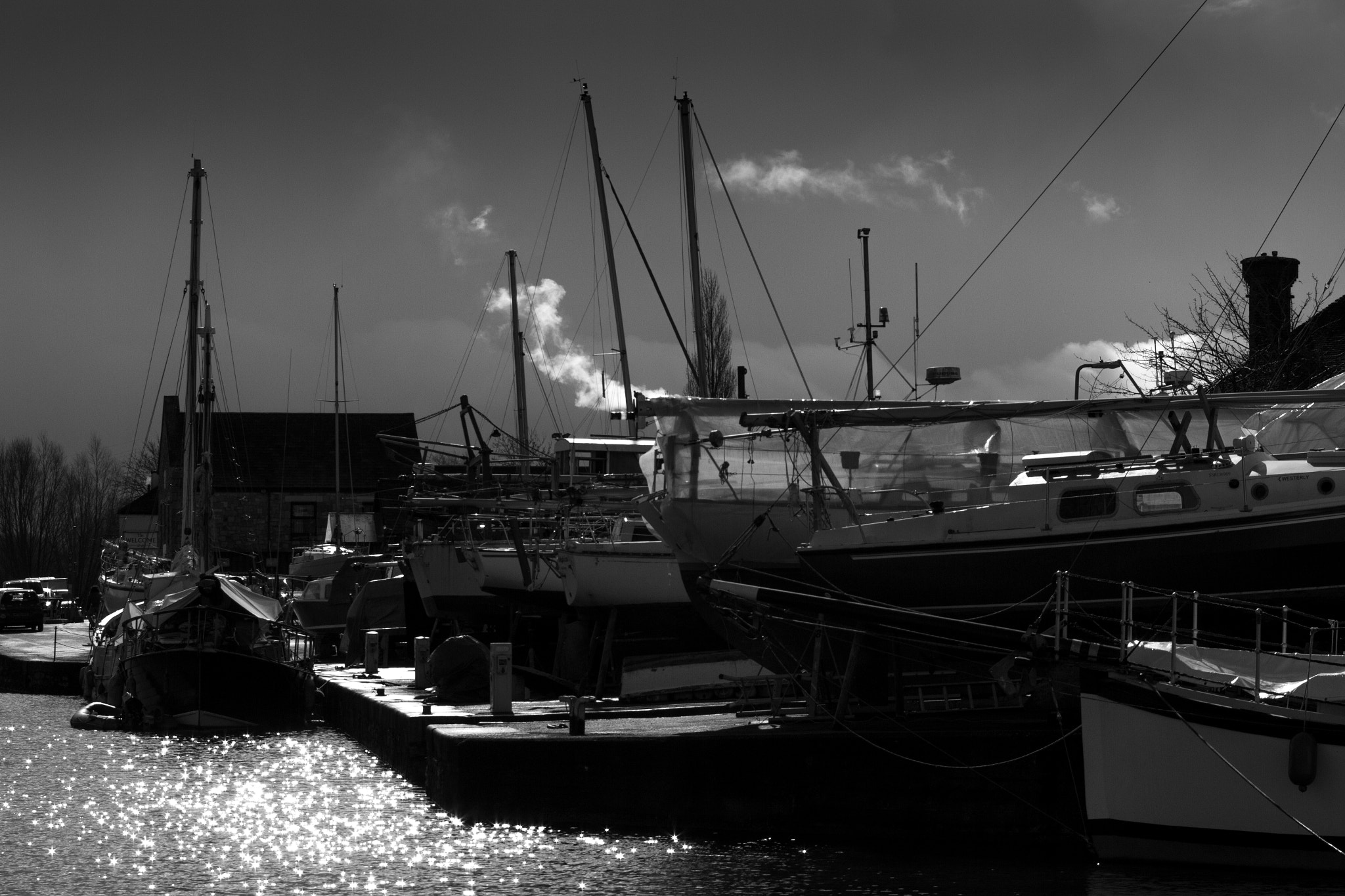 Canon EF 28-70mm f/3.5-4.5 sample photo. The boatyard photography