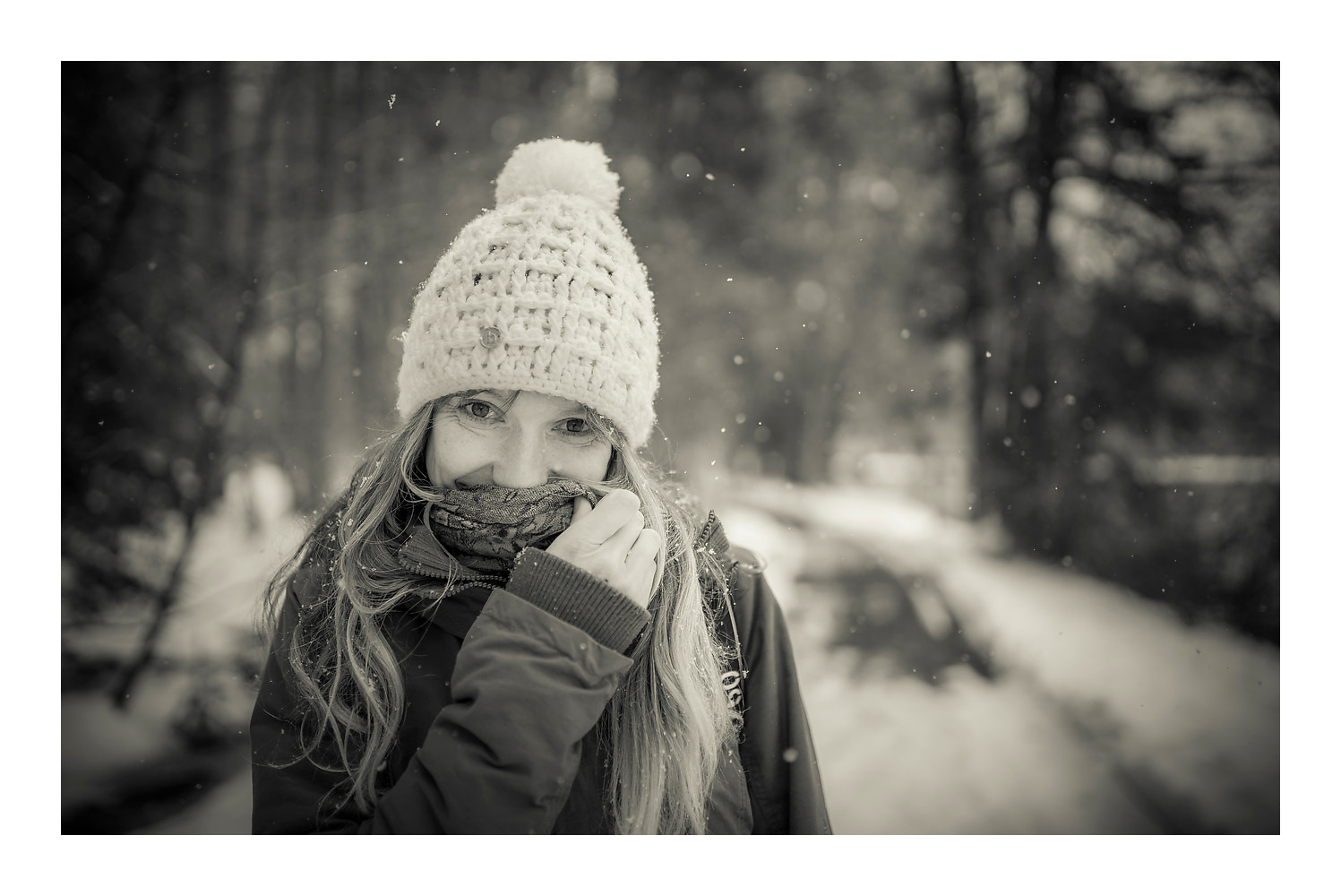 Sony a7R II + Sigma 35mm F1.4 DG HSM Art sample photo. Snow is falling ... photography