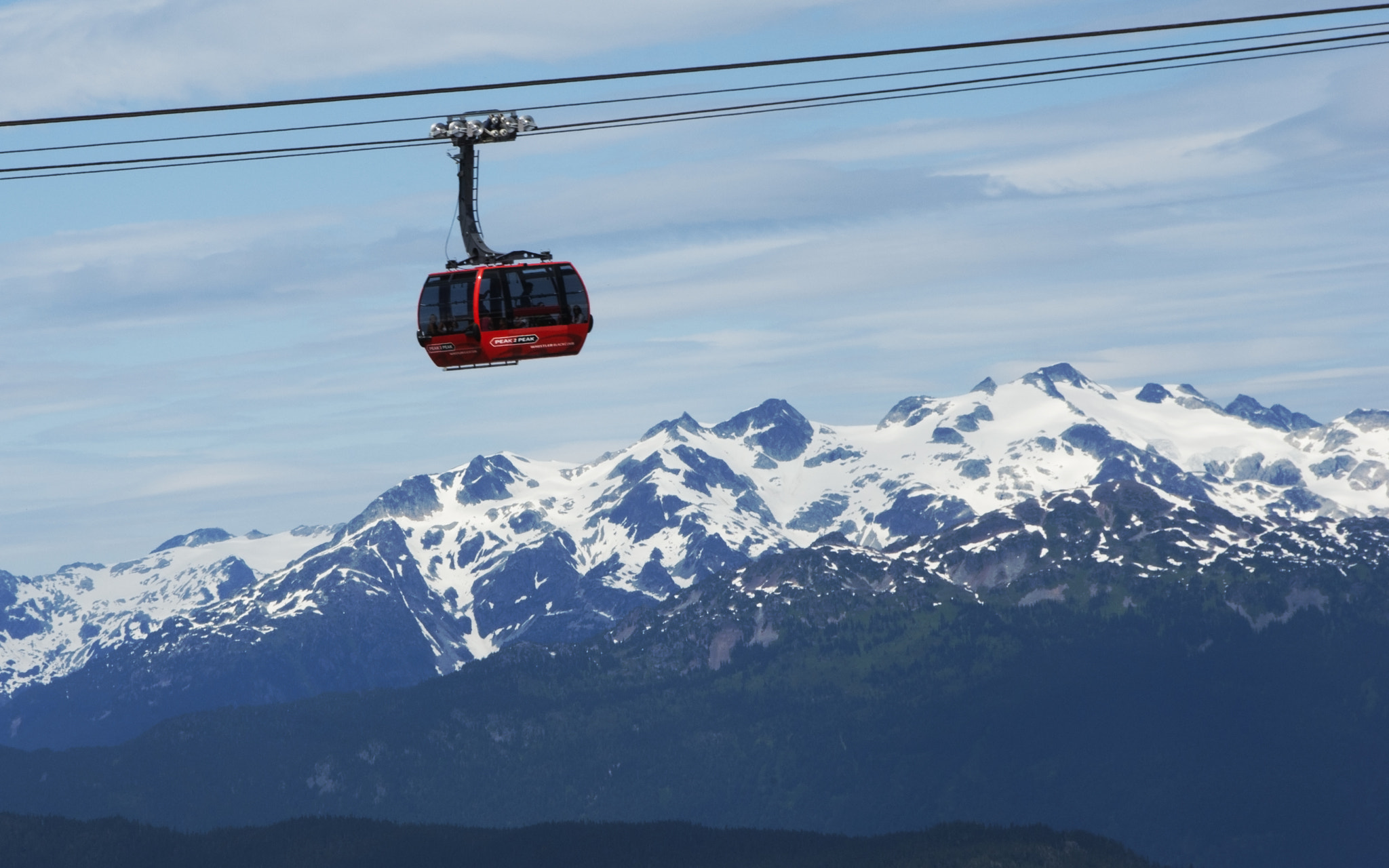 Pentax K-m (K2000) sample photo. Peak 2 peak gondola photography