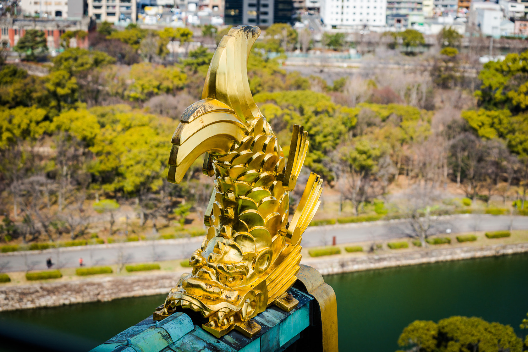 Sony 70-200mm F2.8 G SSM II sample photo.  本次日本之行最为精彩的几个城堡之一。历经丰臣秀吉、德川家康之手，最后依旧多次毁于战火，又多次重建。... photography