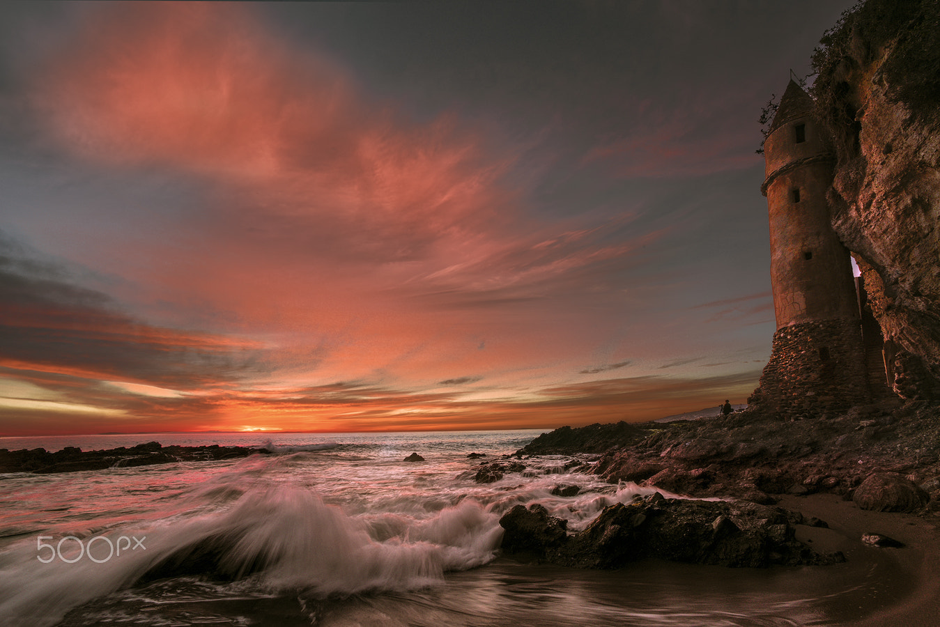 Nikon D810 + Nikon AF Nikkor 14mm F2.8D ED sample photo. The pirate tower of victoria beach photography