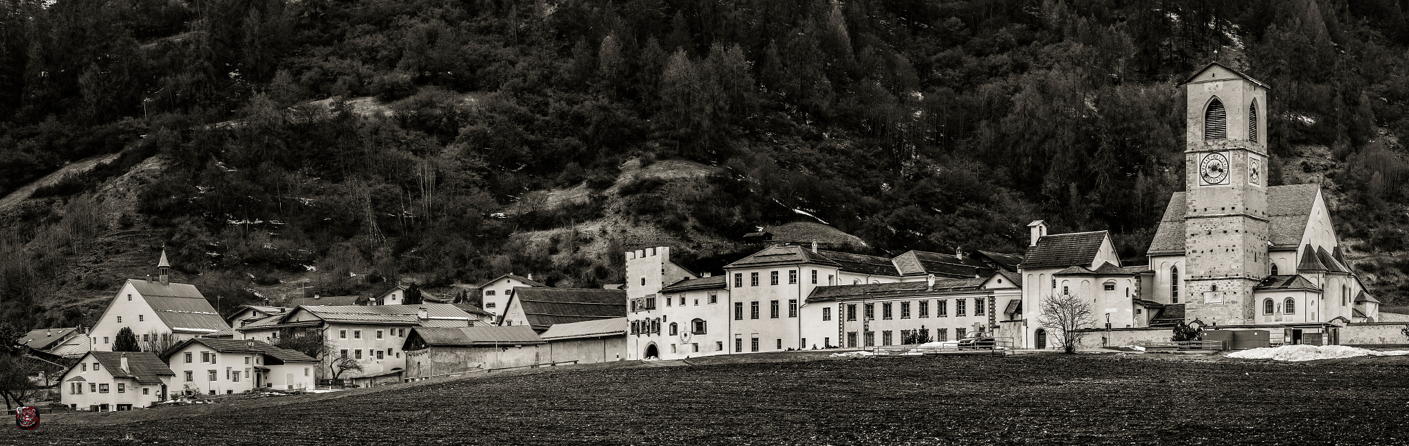 Leica M9 + Leica APO-Summicron-M 90mm F2 ASPH sample photo. Val müstair: back at the monastery, after walking through the valley photography