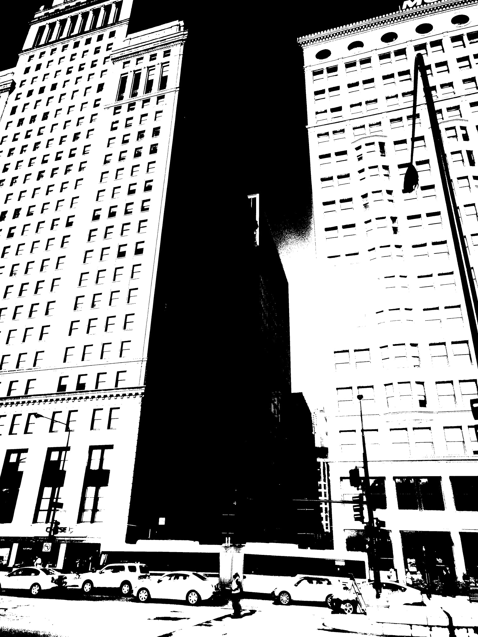 Nikon COOLPIX S9200 sample photo. Black and white contrast chicago photography