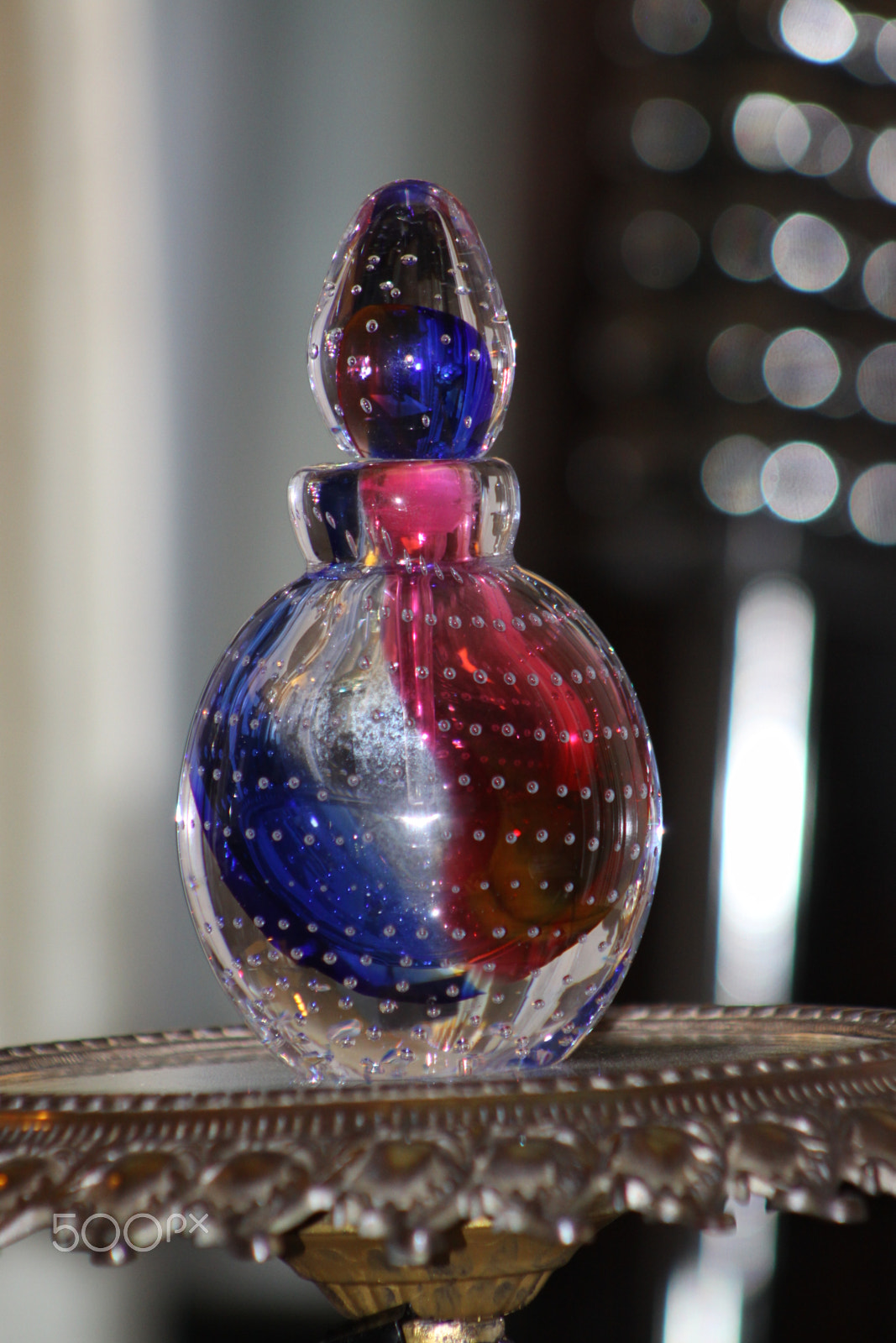Canon EF 75-300mm f/4-5.6 USM sample photo. Bottle with bubbles,it's a tiffany photography