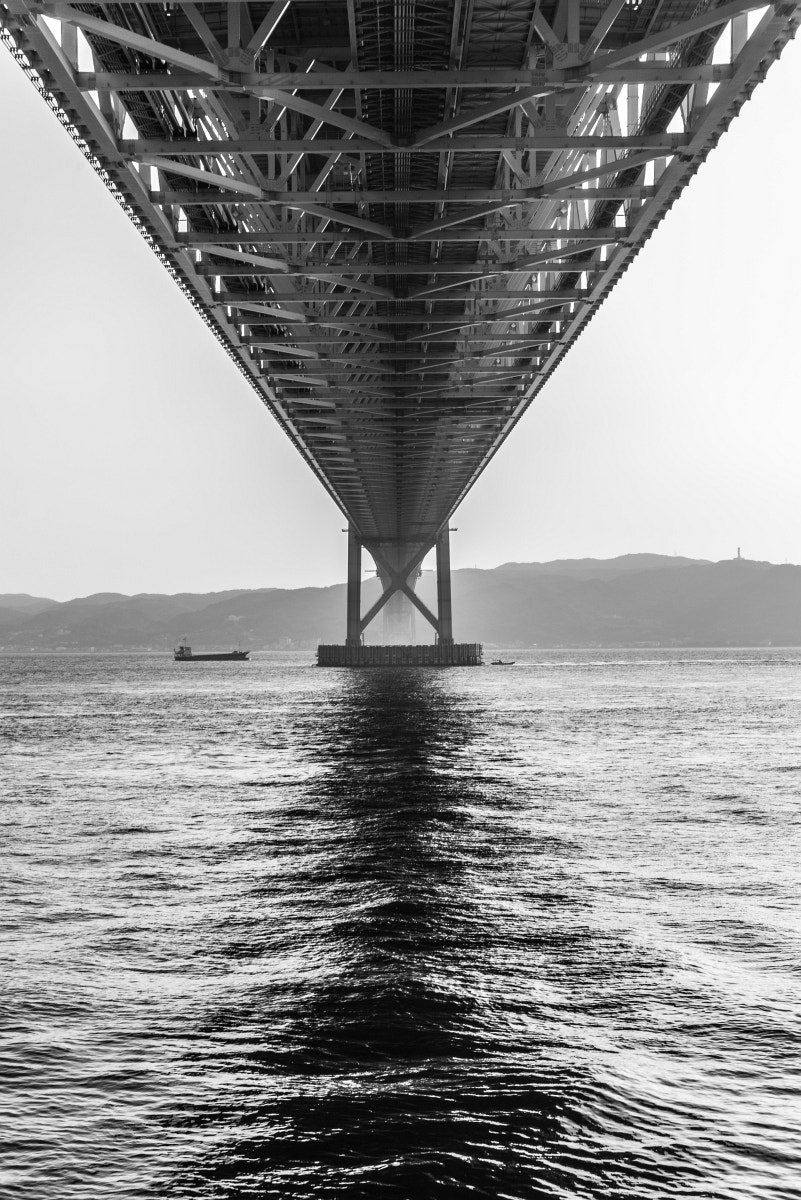 Nikon D600 sample photo. Akashi kaikyō bridge photography