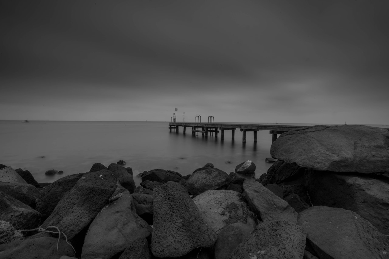 Sony a7R II + Canon EF 17-40mm F4L USM sample photo. On the rocks photography