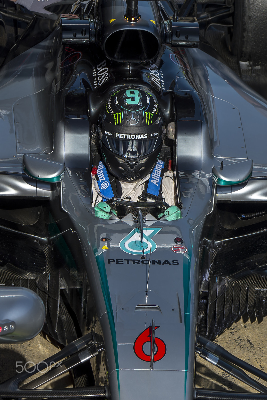 Nikon D4 sample photo. Driver nico rosberg. team mercedes. formula one test days at circuit de catalunya. montmelo,... photography