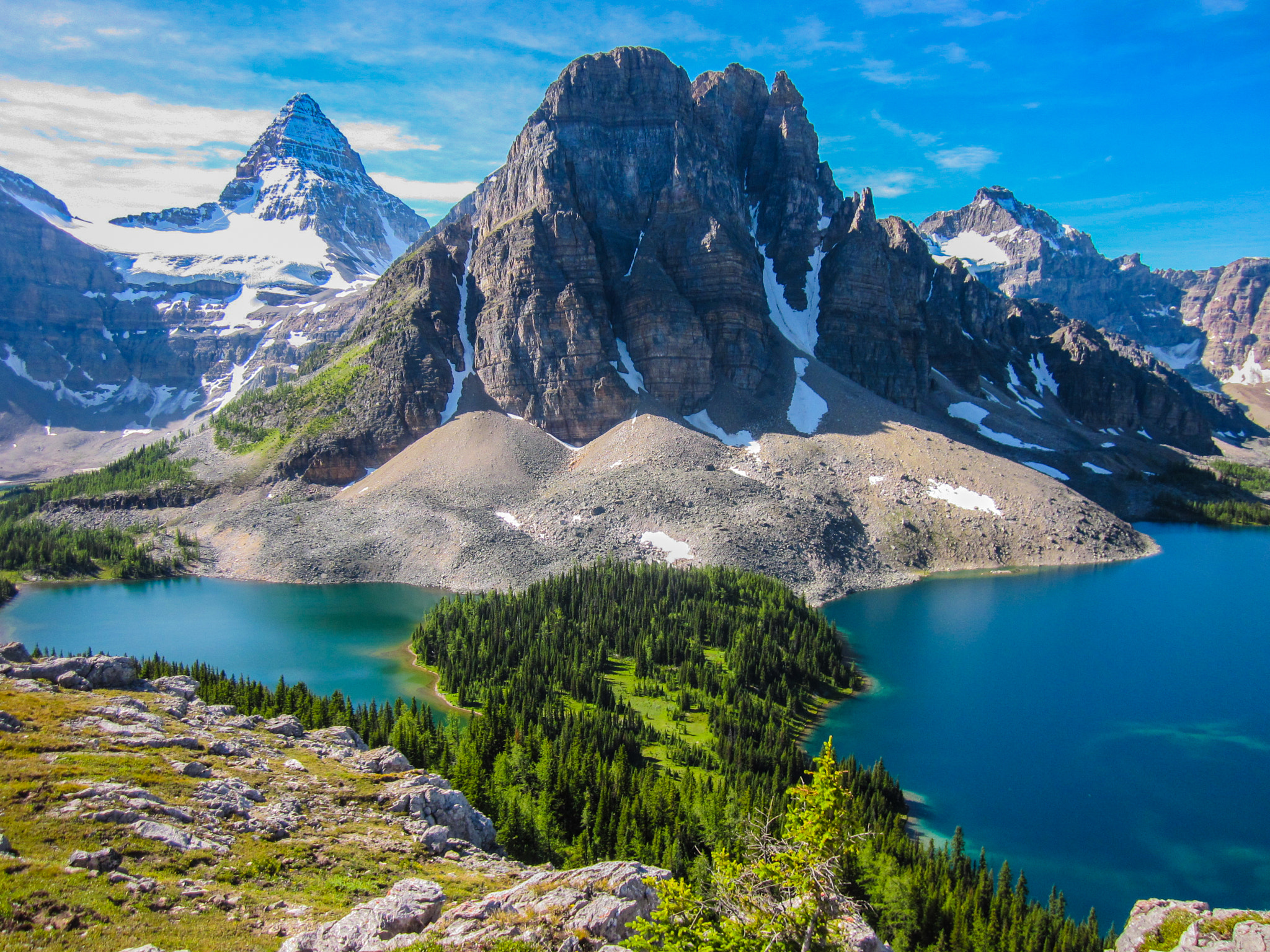 Canon PowerShot SD1300 IS (IXUS 105 / IXY 200F) sample photo. Mt assiniboine - canadian rockies photography