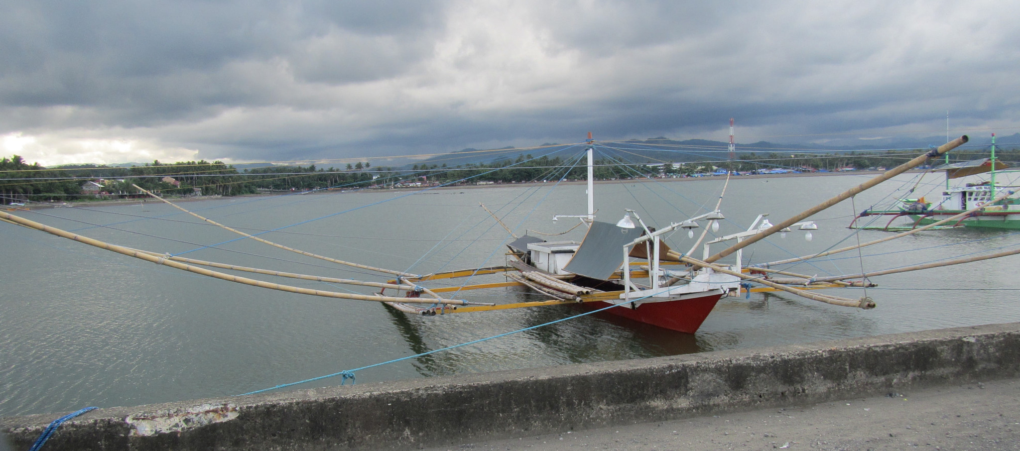 Canon PowerShot D20 sample photo. Borongan fishing boat, philippines photography
