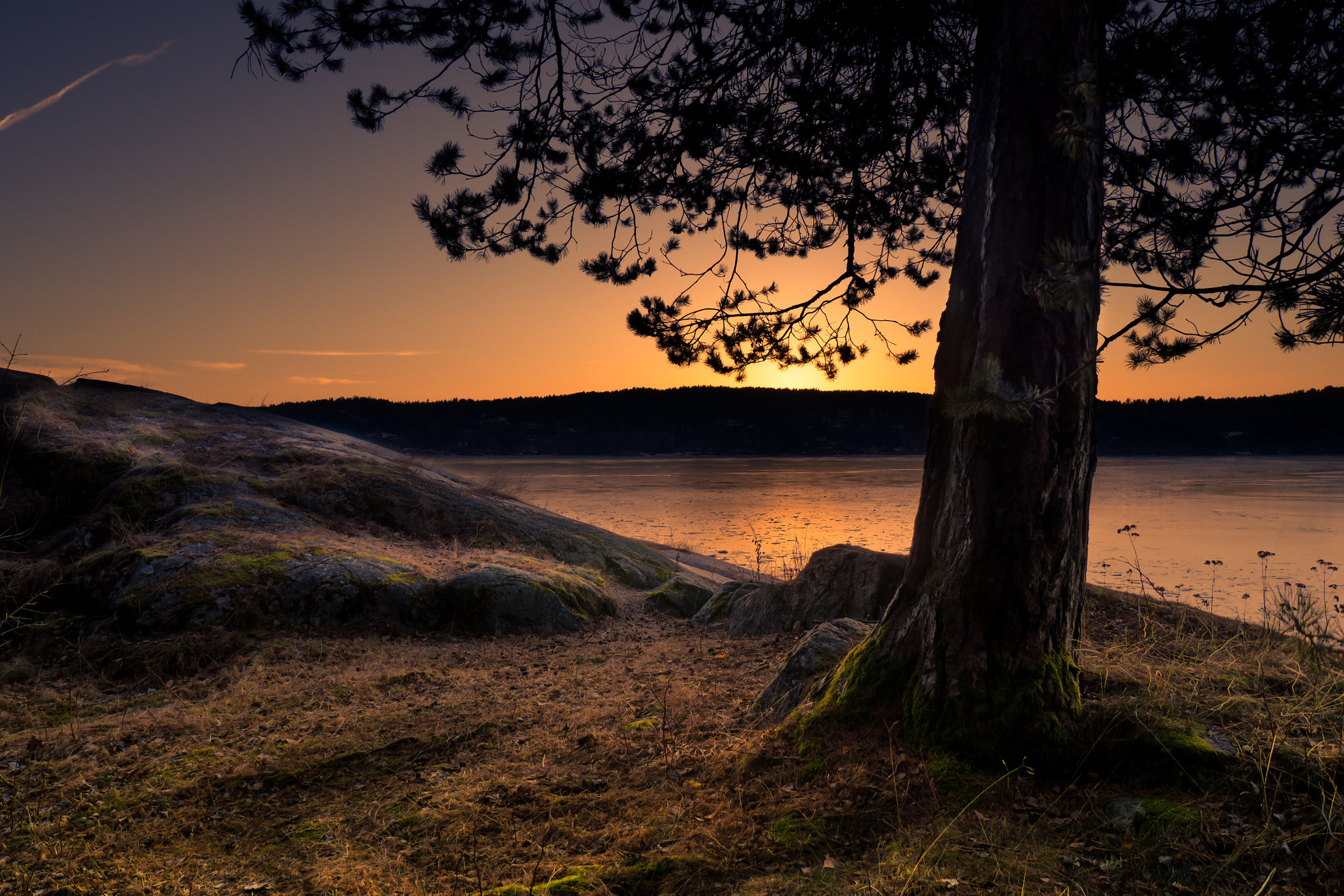 Olympus OM-D E-M10 II sample photo. Sunset over bunnefjorden photography