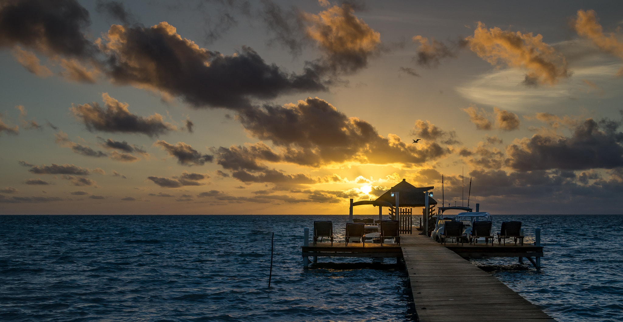 Sony SLT-A57 + Tamron SP 24-70mm F2.8 Di VC USD sample photo. Sunrise caye caulker belize photography