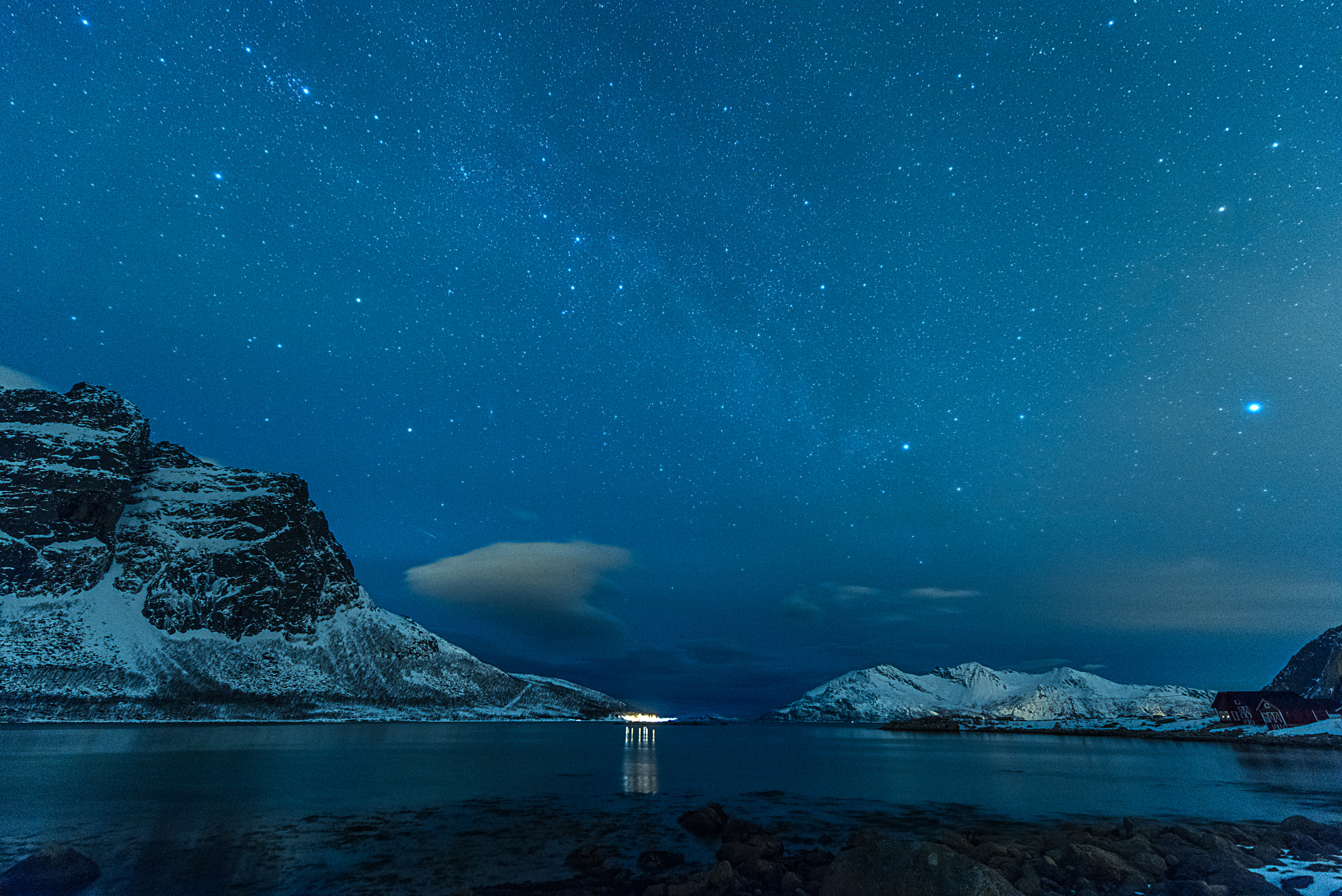 Nikon D810A sample photo. Milky way-waiting for aurora photography
