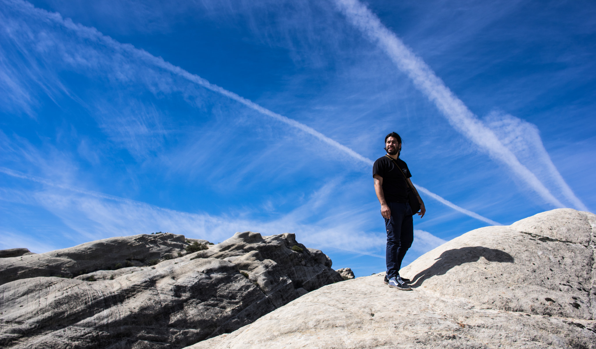 HD Pentax DA 21mm F3.2 AL Limited sample photo. Friend looking over ojai. photography