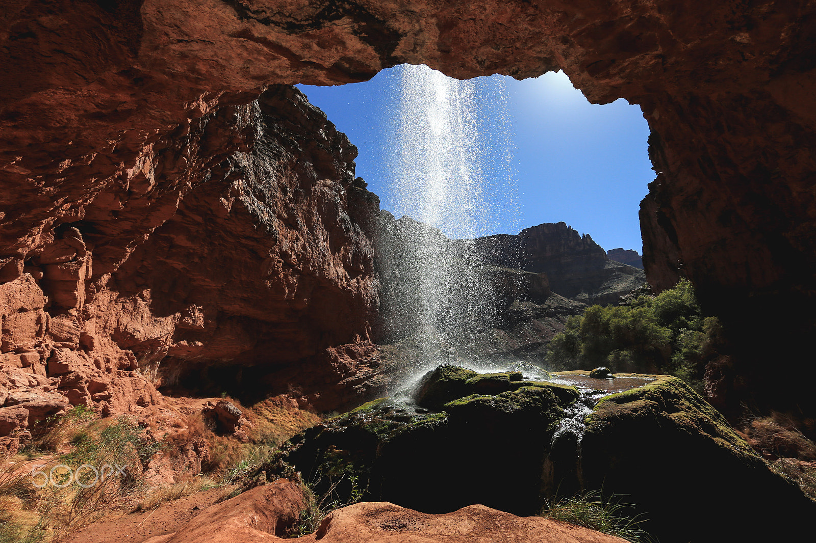 Canon EF 14mm F2.8L II USM sample photo. Ribbon falls - north kaibab trail - grand canyon photography
