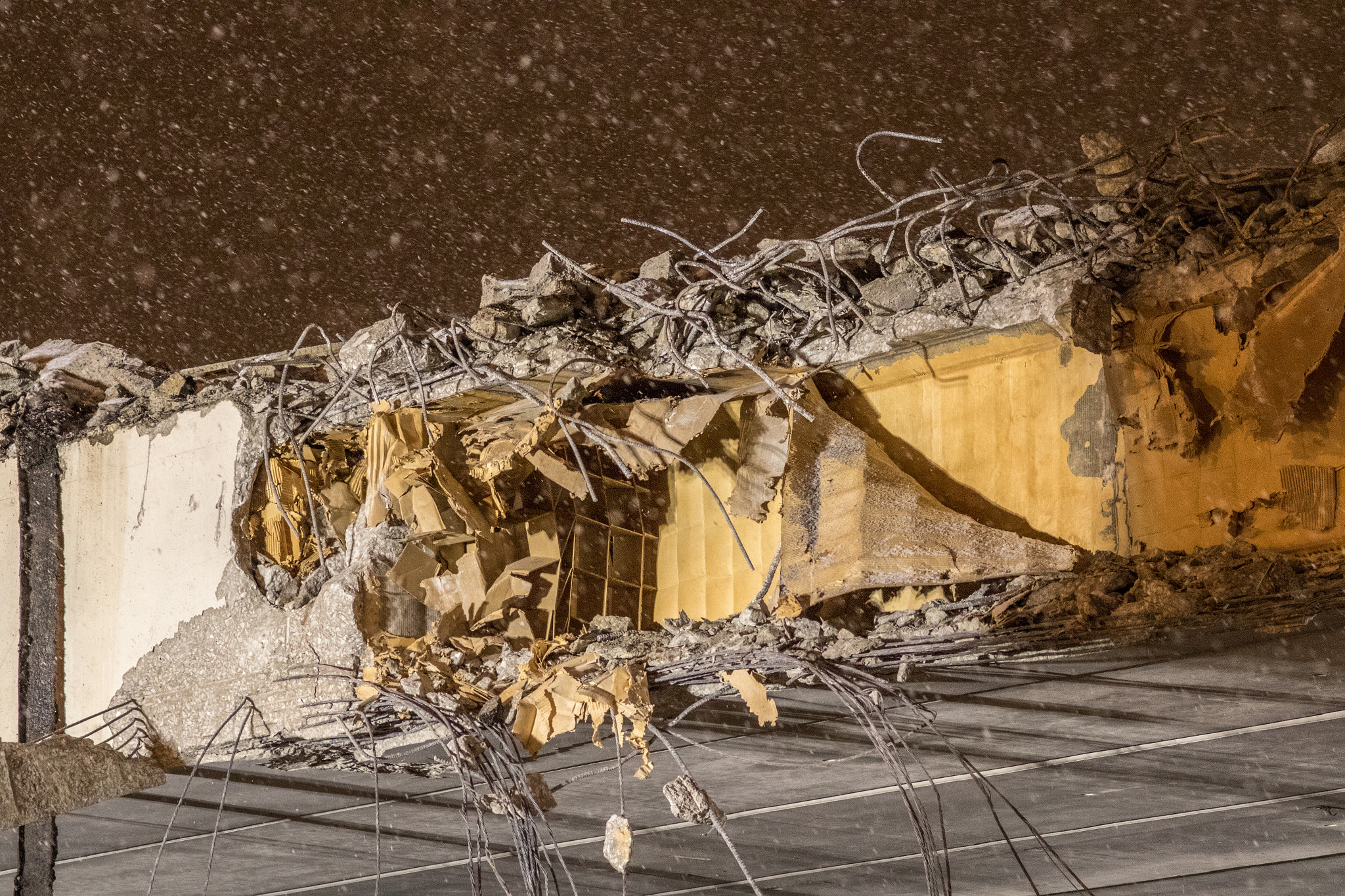 Sigma 105mm F2.8 EX DG Macro sample photo. Belmont flyover destroyed photography