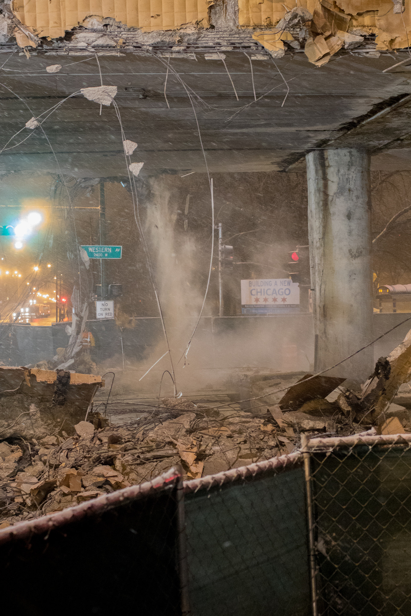 Canon EF 35mm F1.4L USM sample photo. Belmont flyover destroyed photography