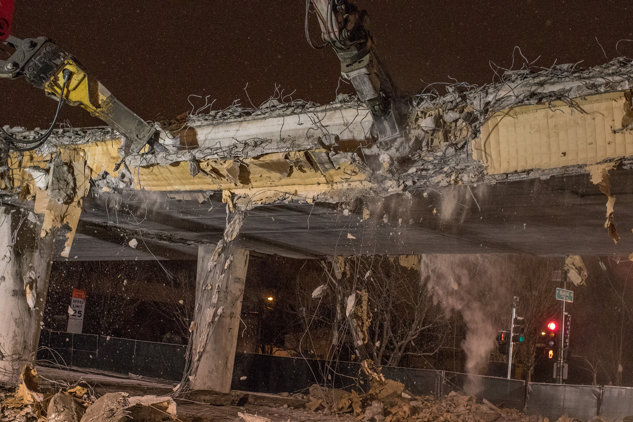 Canon EF 35mm F1.4L USM sample photo. Belmont flyover destroyed photography