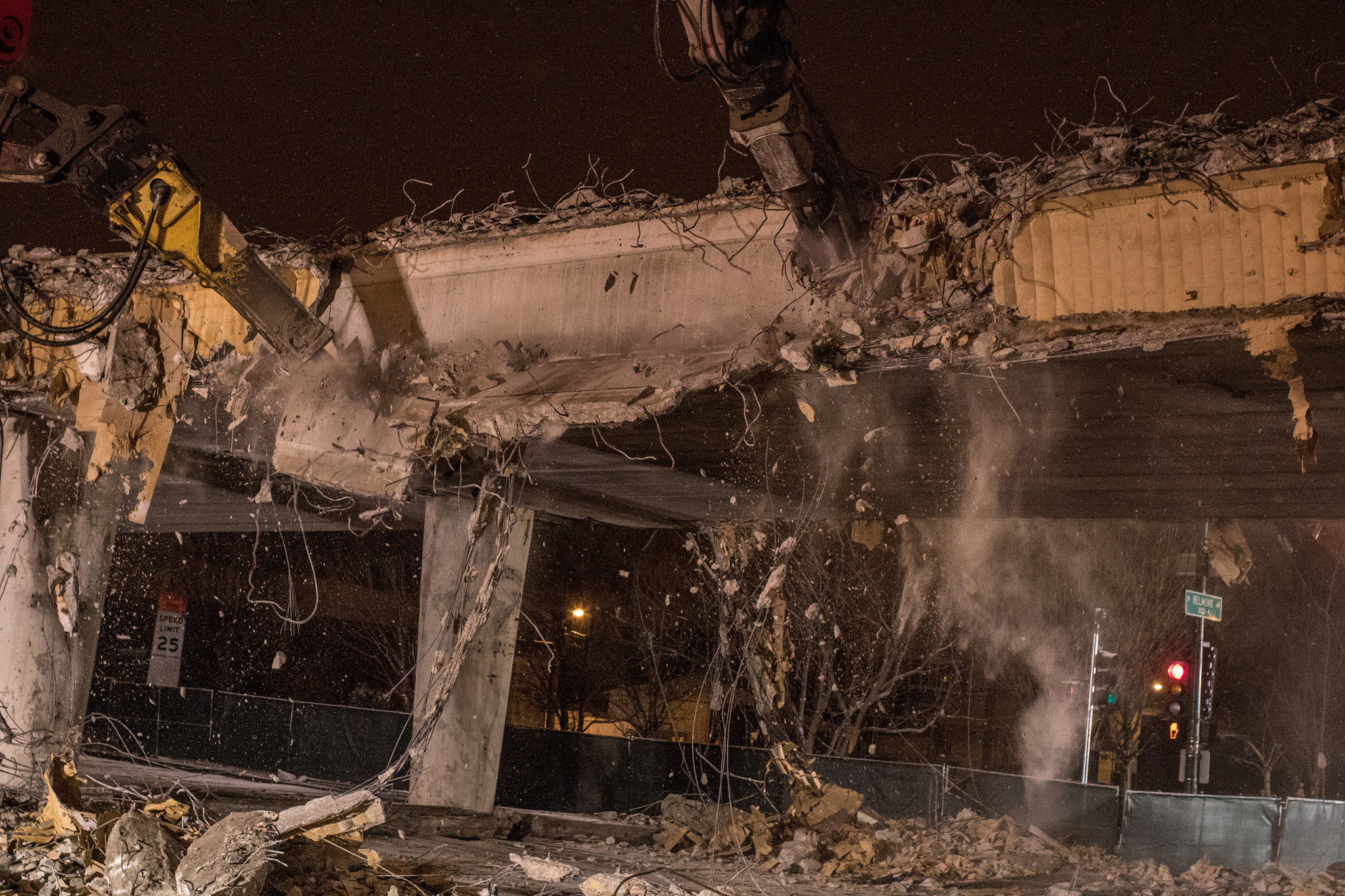 Canon EF 35mm F1.4L USM sample photo. Belmont flyover destroyed photography