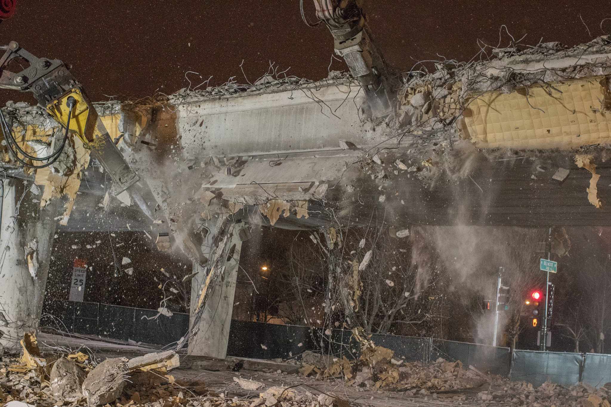 Canon EF 35mm F1.4L USM sample photo. Belmont flyover destroyed photography