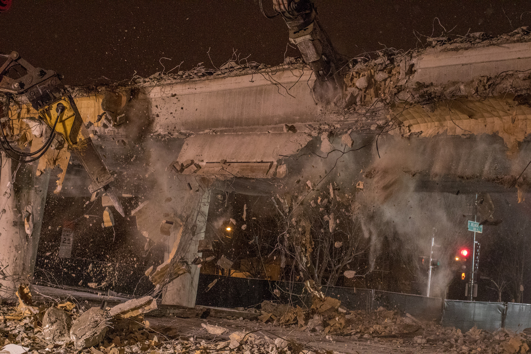 Canon EF 35mm F1.4L USM sample photo. Belmont flyover destroyed photography