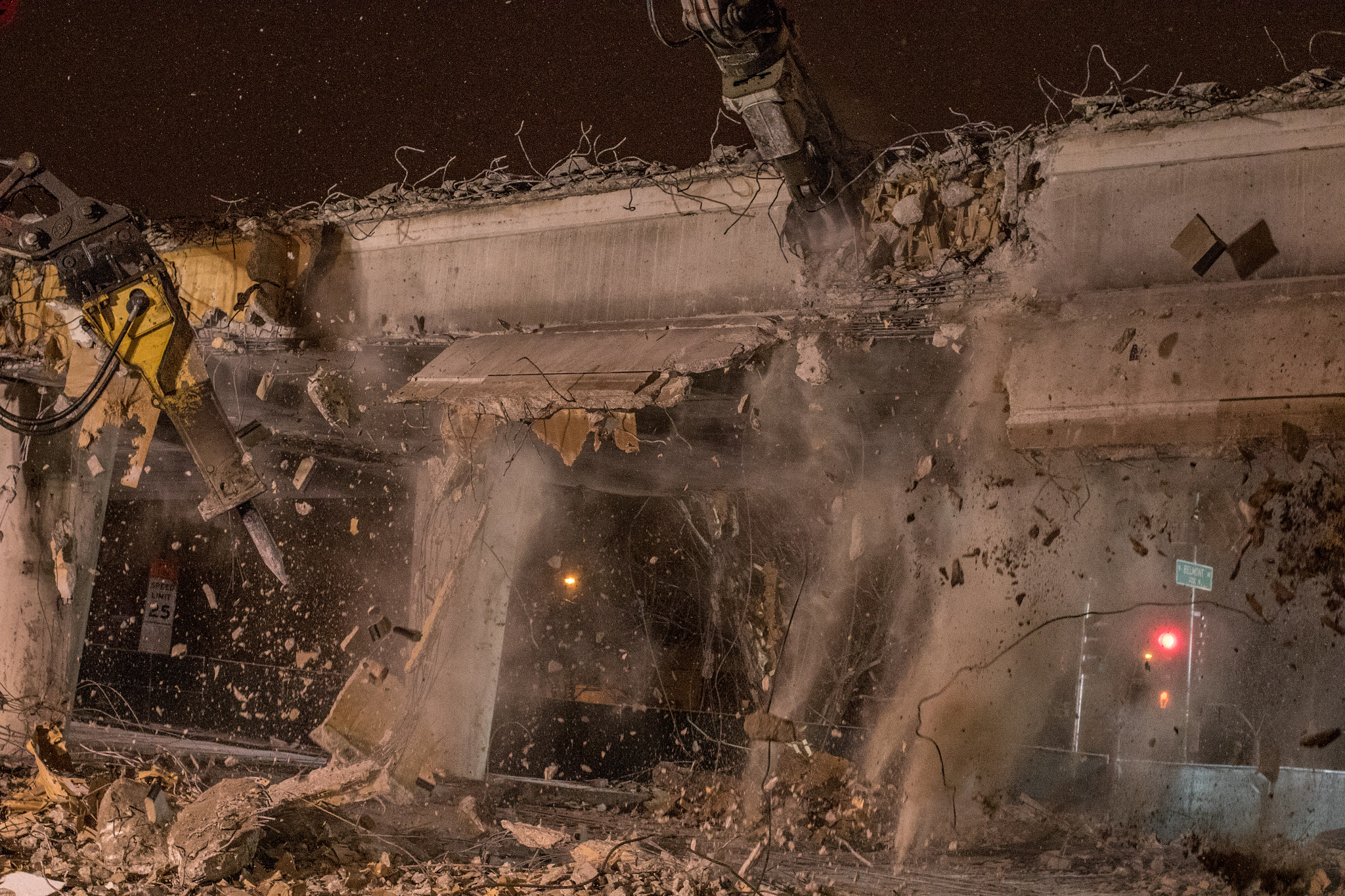 Canon EF 35mm F1.4L USM sample photo. Belmont flyover destroyed photography