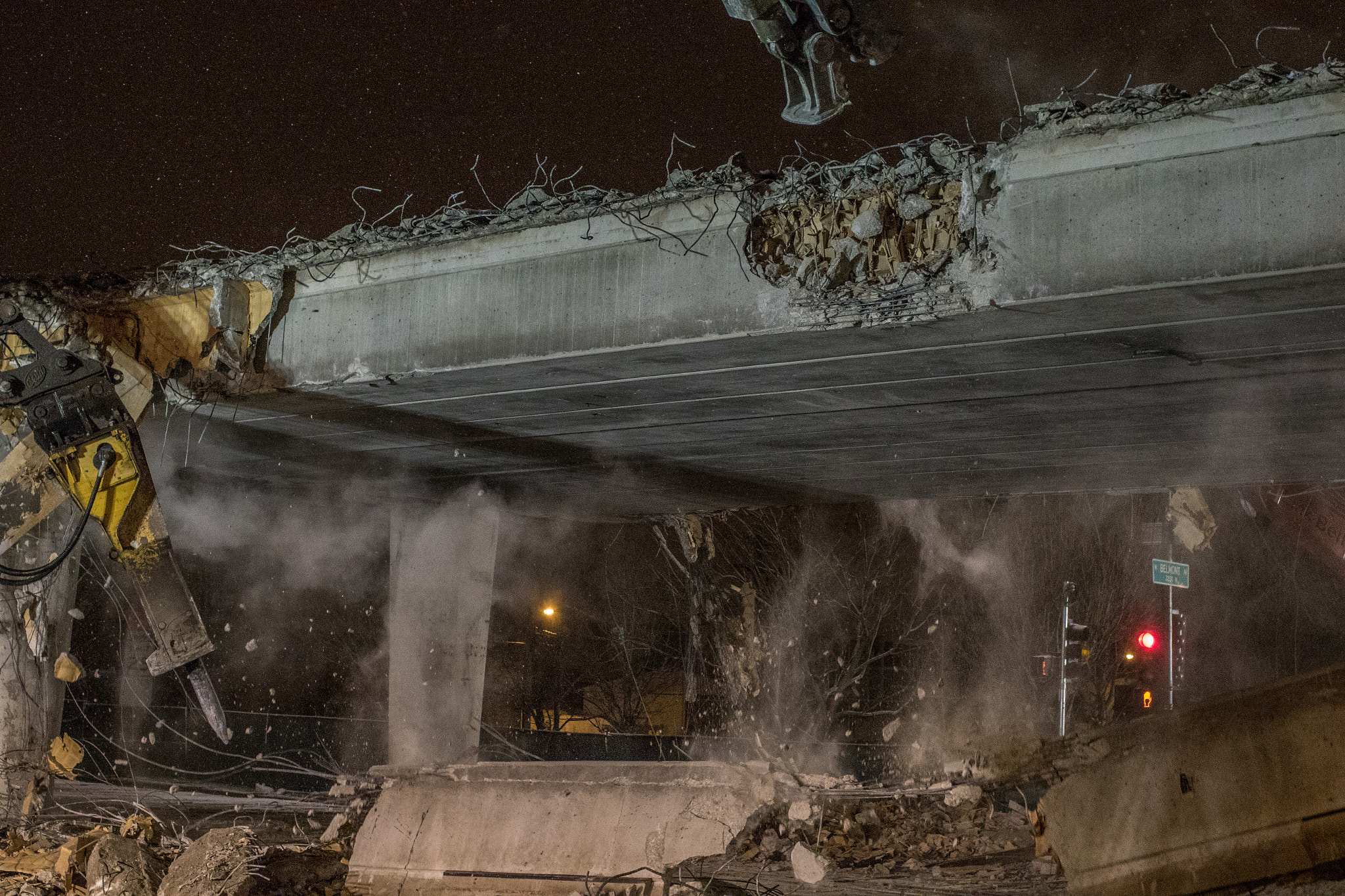 Canon EF 35mm F1.4L USM sample photo. Belmont flyover destroyed photography