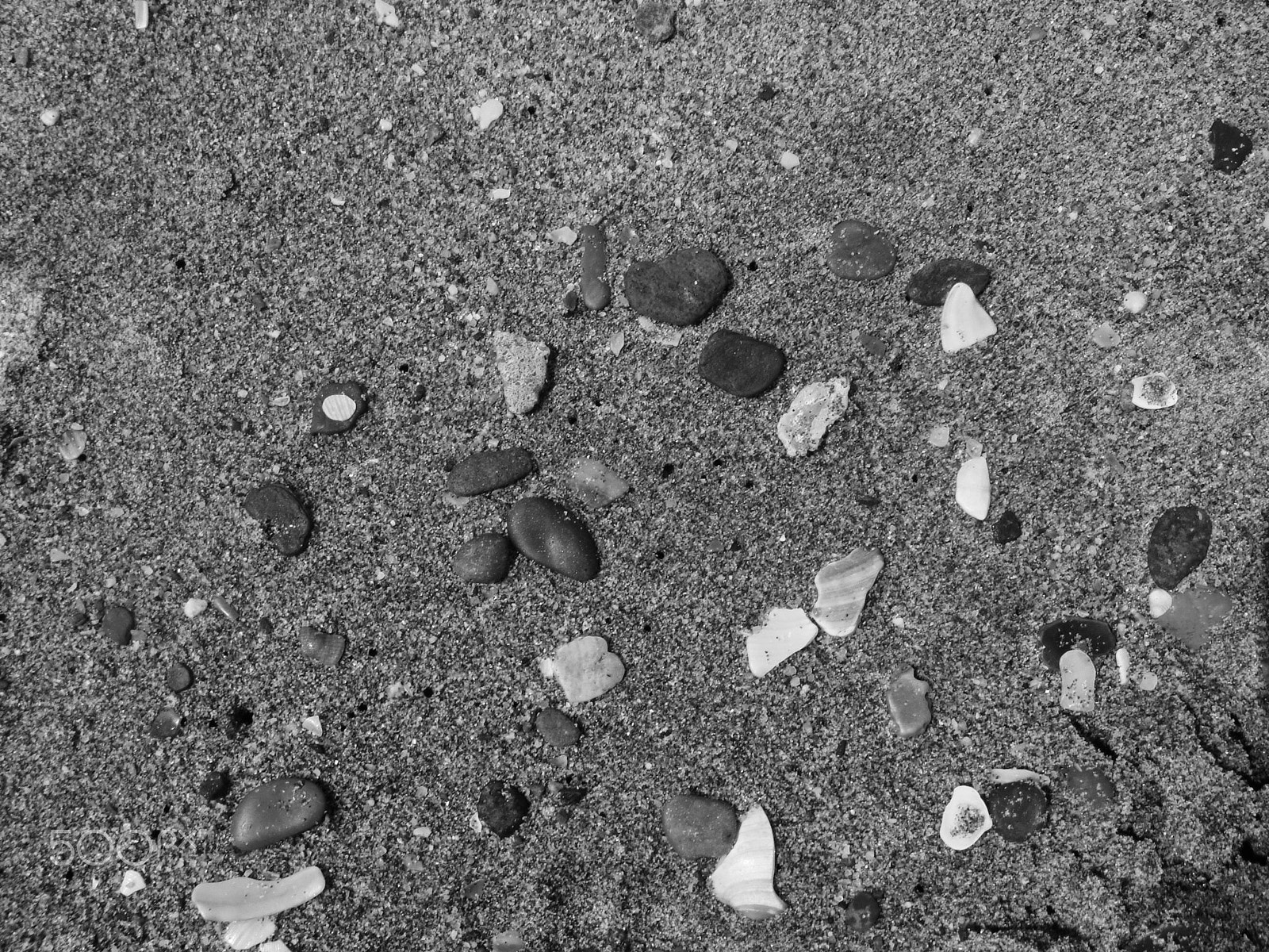 Sony DSC-T2 sample photo. Beach stones sand photography