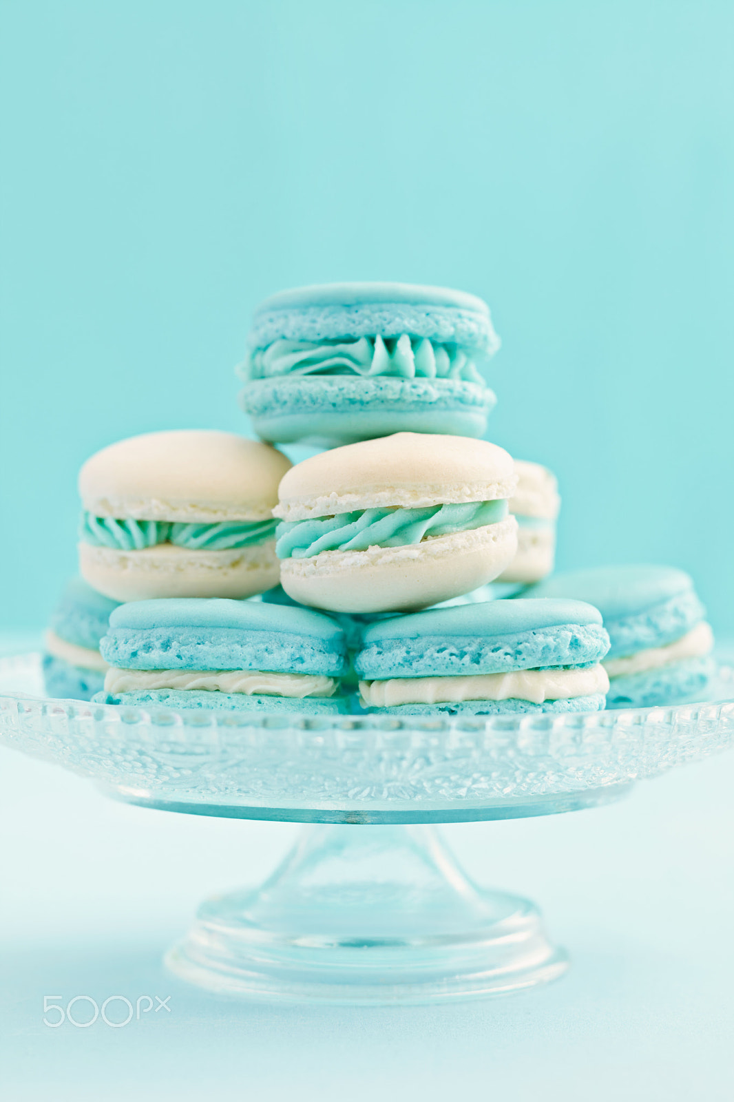 Canon TS-E 90mm F2.8 Tilt-Shift sample photo. Macarons on cake stand photography