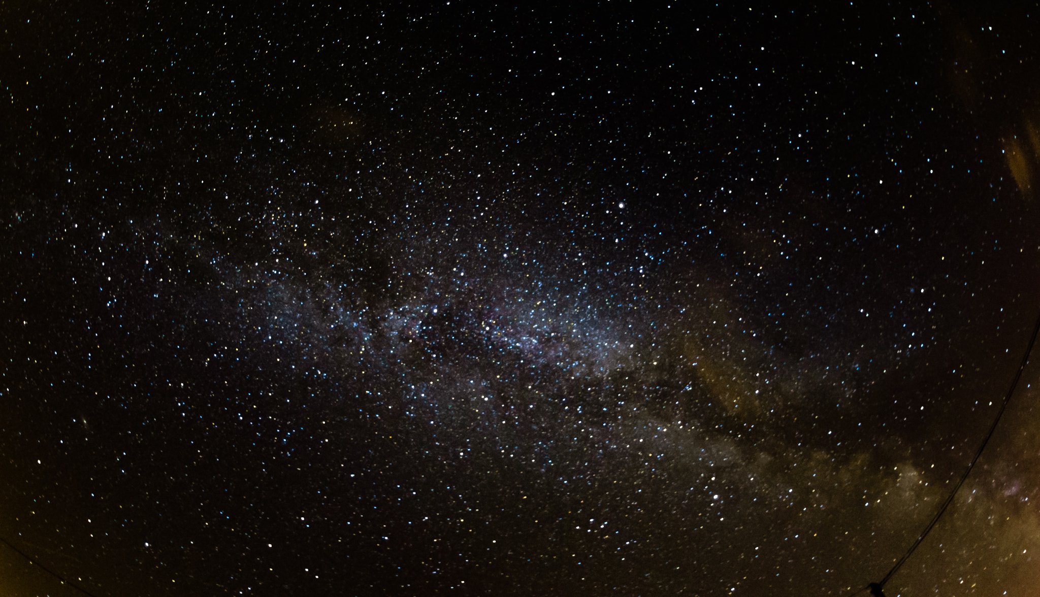 Nikon AF DX Fisheye-Nikkor 10.5mm F2.8G ED sample photo. Milky way photography