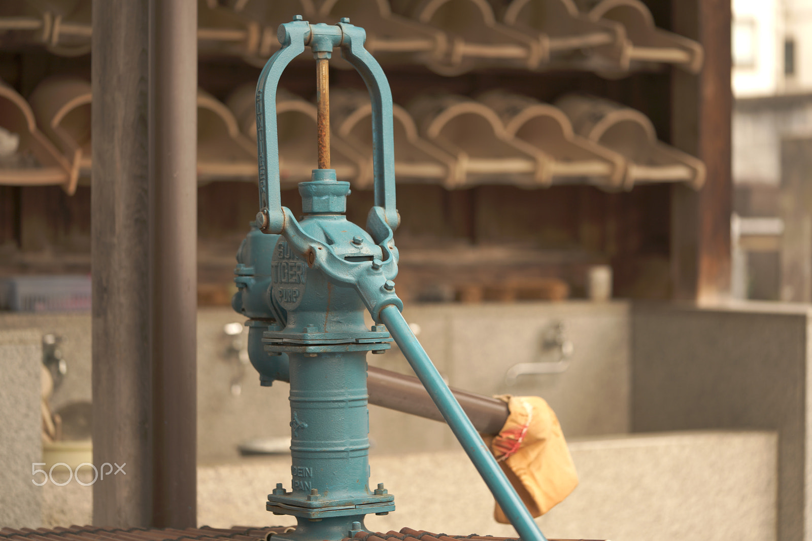 Sony a7R II + Sony FE 90mm F2.8 Macro G OSS sample photo. Water pomp photography