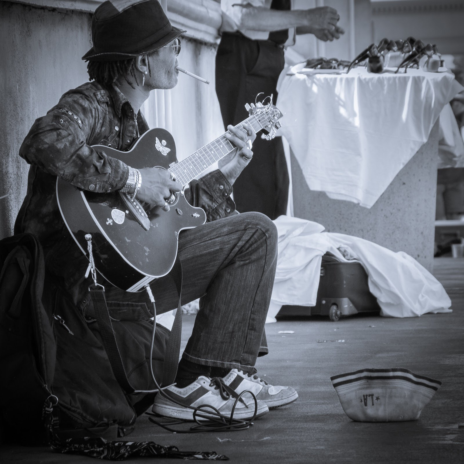 Sony Alpha DSLR-A580 sample photo. Musician photography