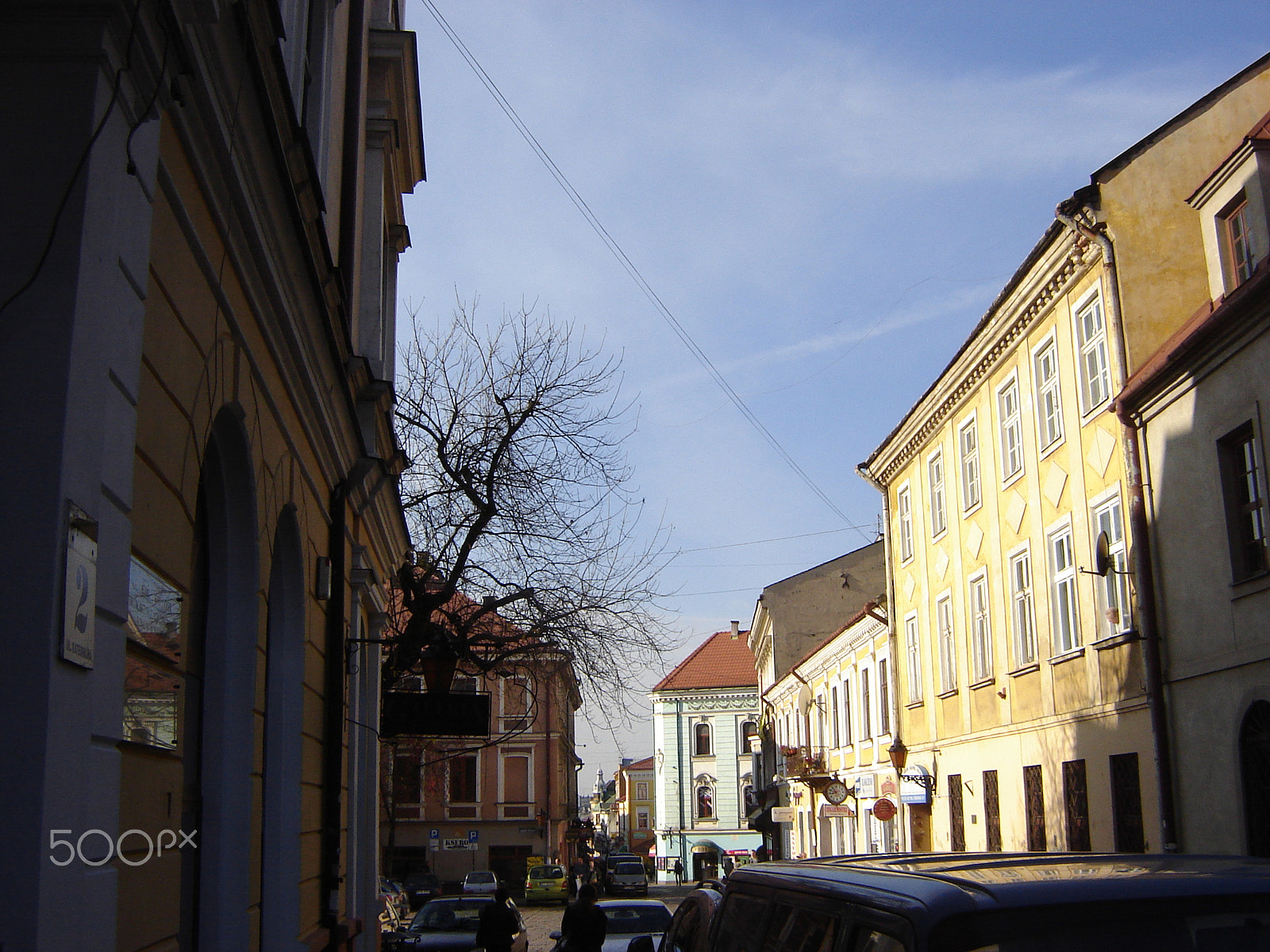 Sony DSC-S80 sample photo. Cathedral street in tarnow photography