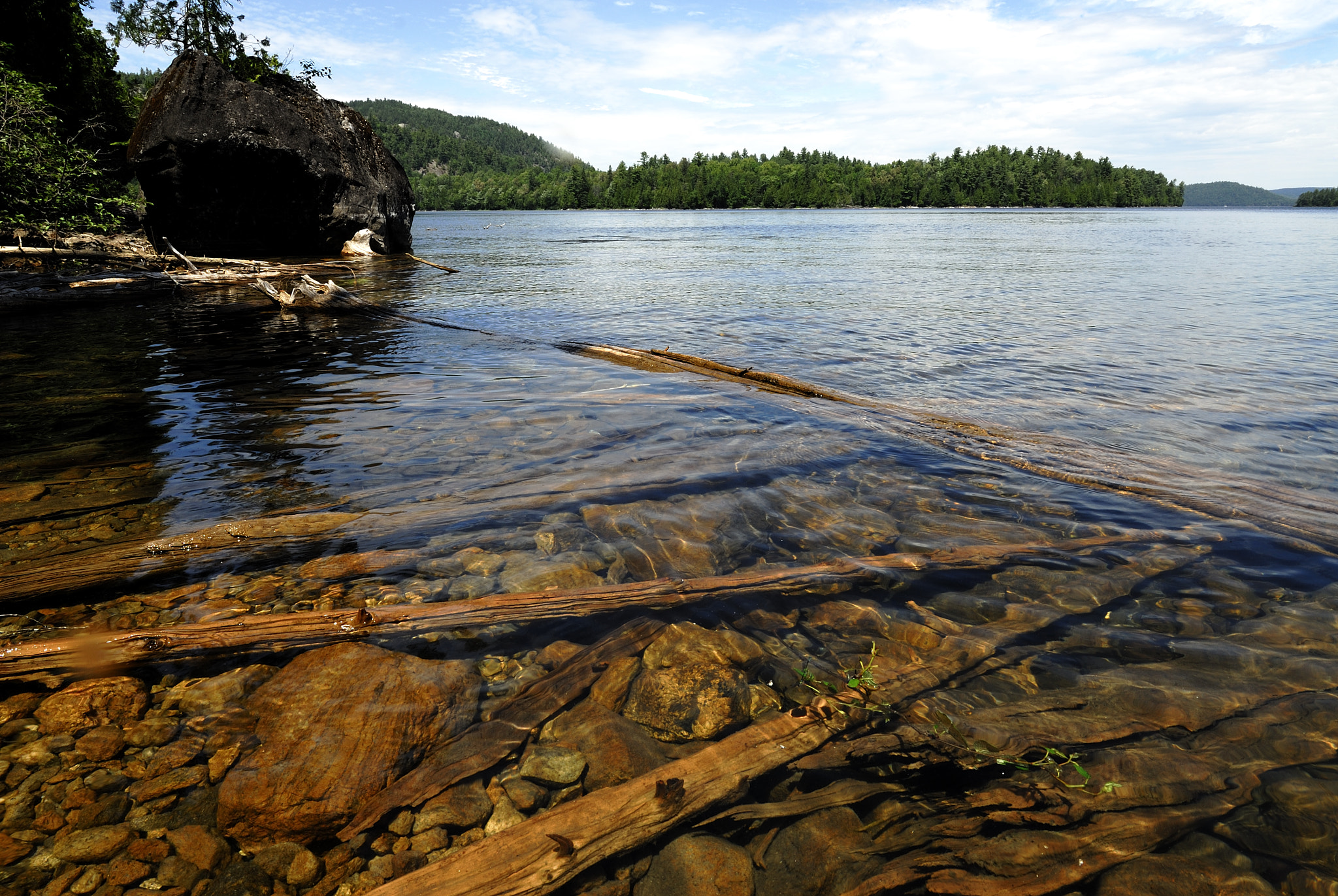 Nikon D200 sample photo. Rivage du lac du cerf photography