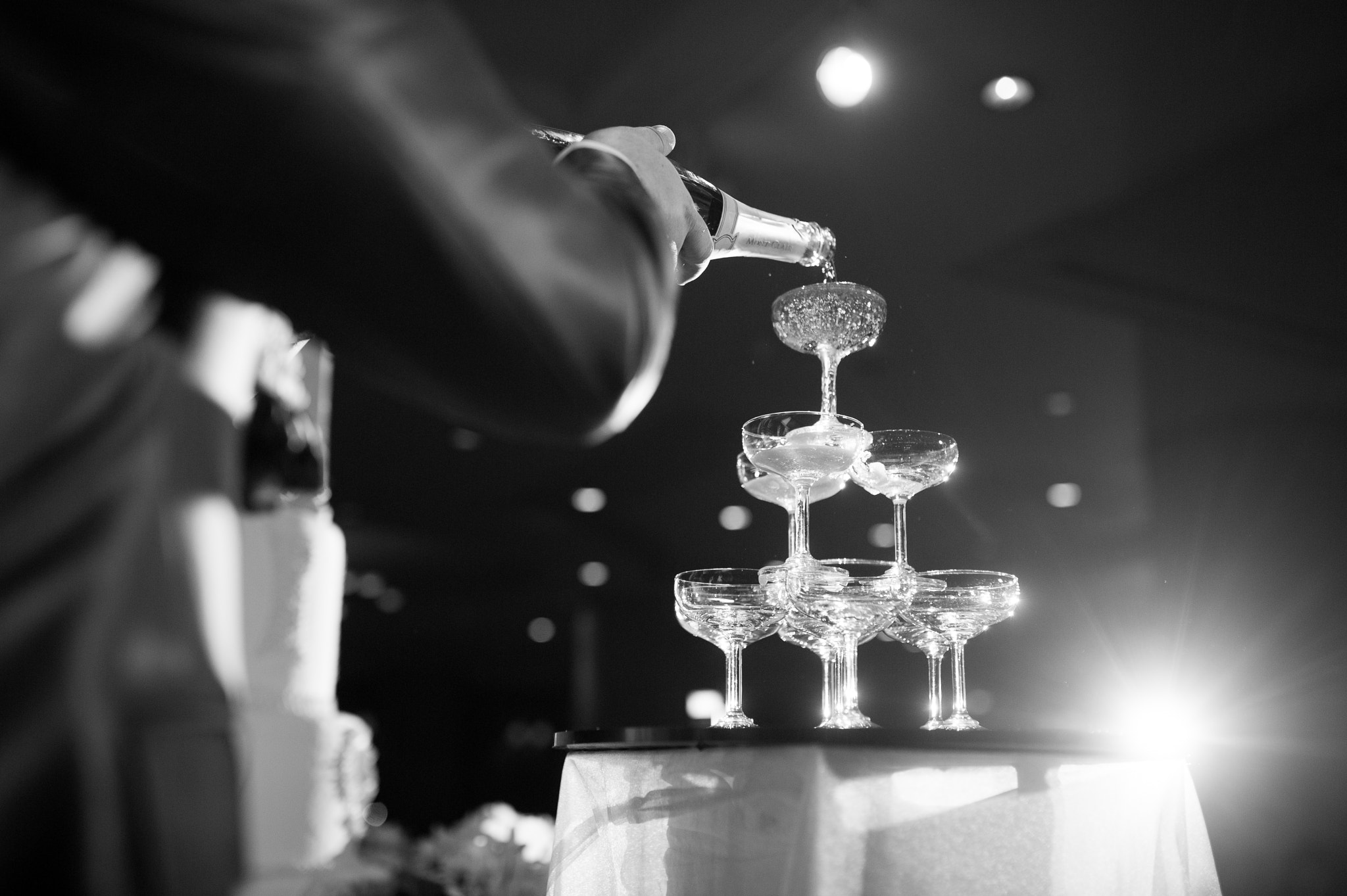 Nikon D3S + Sigma 35mm F1.4 DG HSM Art sample photo. Champagne photography