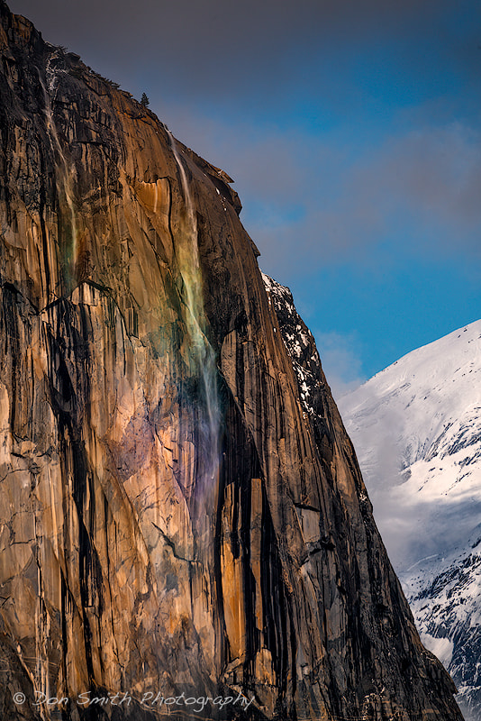 Sigma 150-600mm F5-6.3 DG OS HSM | C sample photo. Rainbow mist on horsetail fall photography