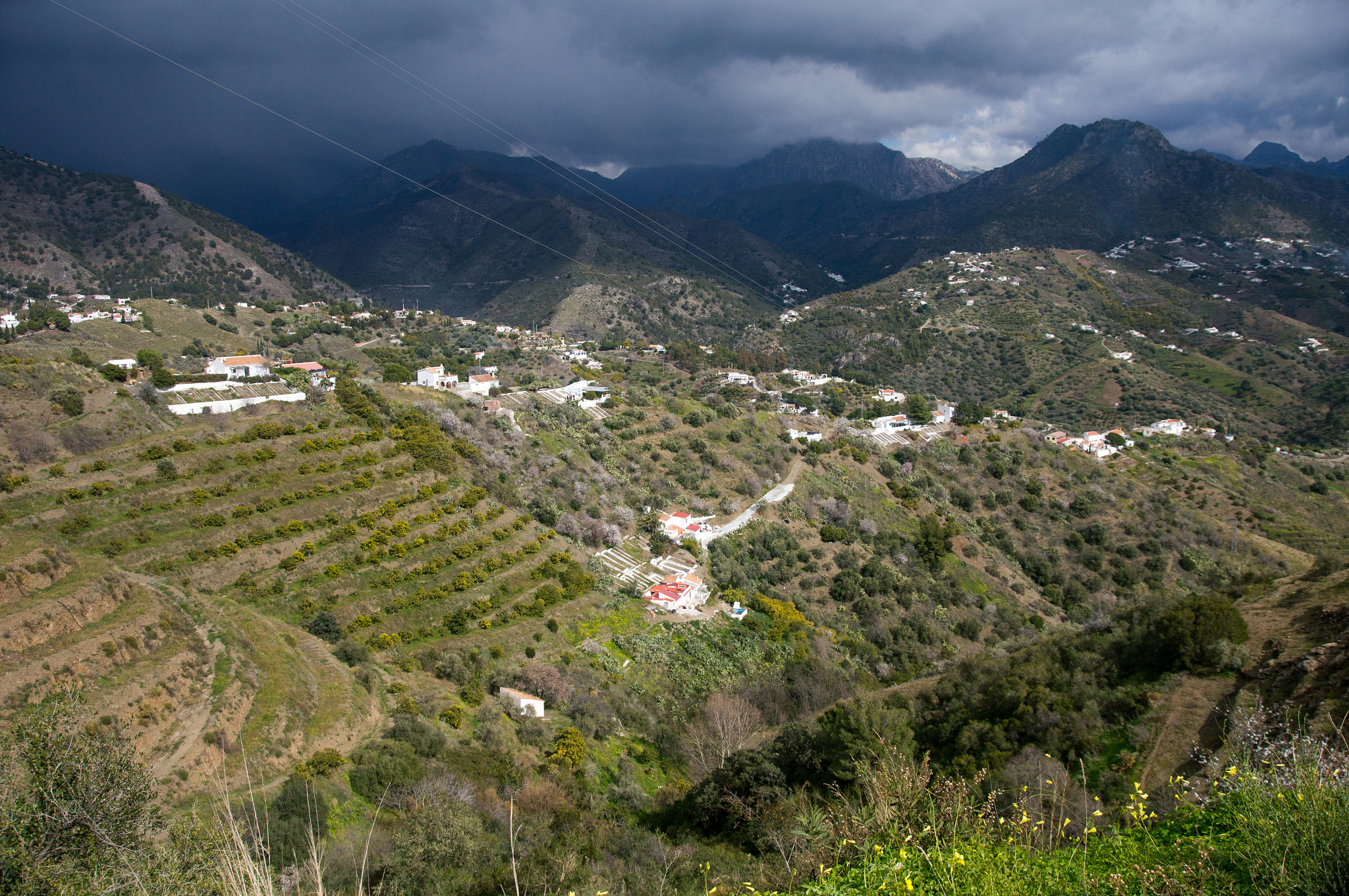 Sony Alpha DSLR-A580 sample photo. The axarquia region of andalucia photography