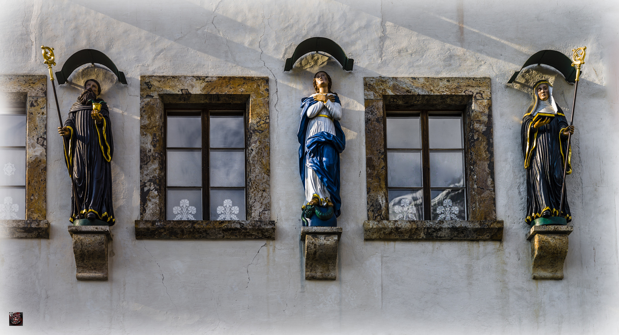 Leica M9 + Leica APO-Summicron-M 90mm F2 ASPH sample photo. Val müstair: the monastery - the welcoming committee, freshly renovated photography