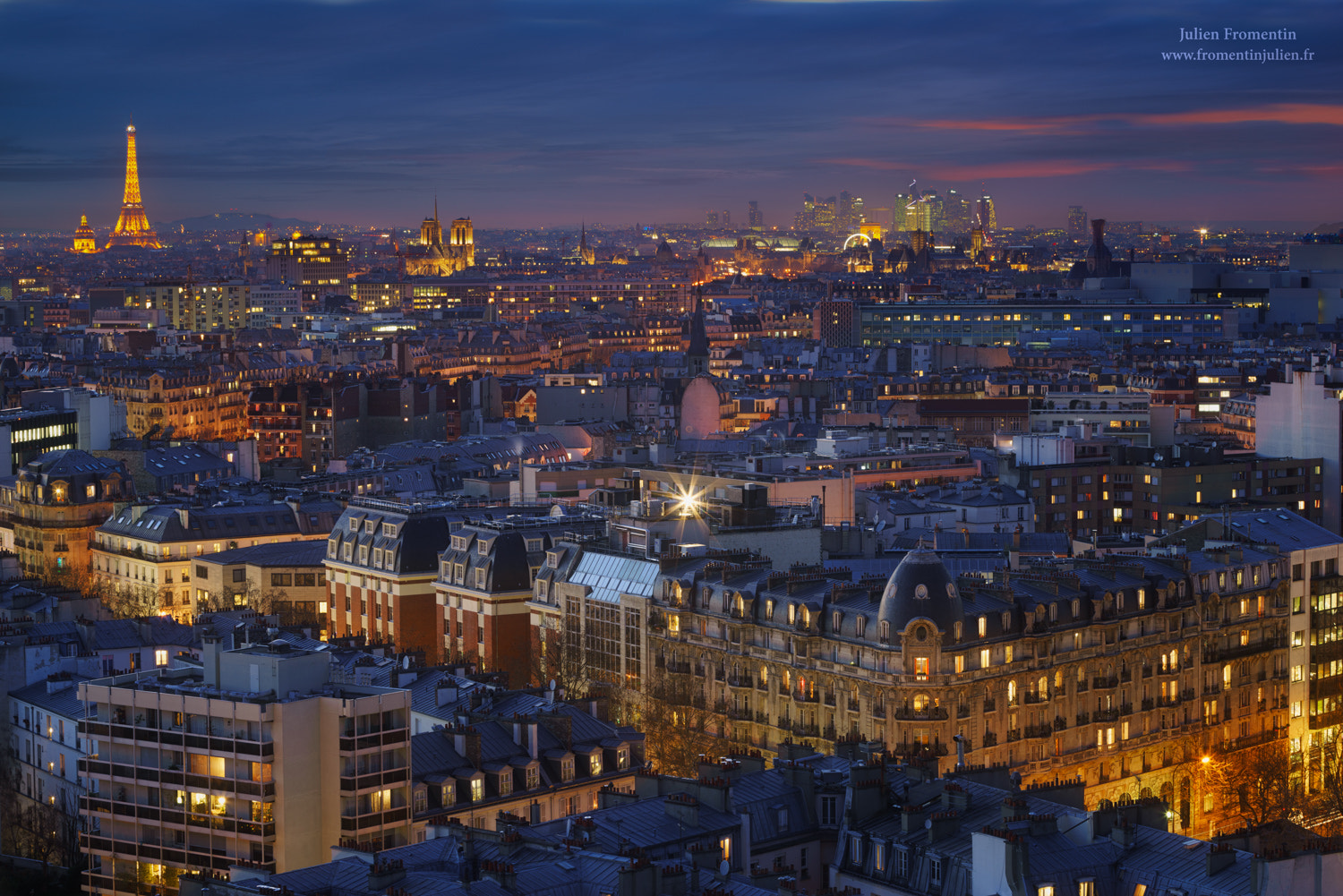 70-200mm F2.8 OSS sample photo. Panoramic view of paris photography