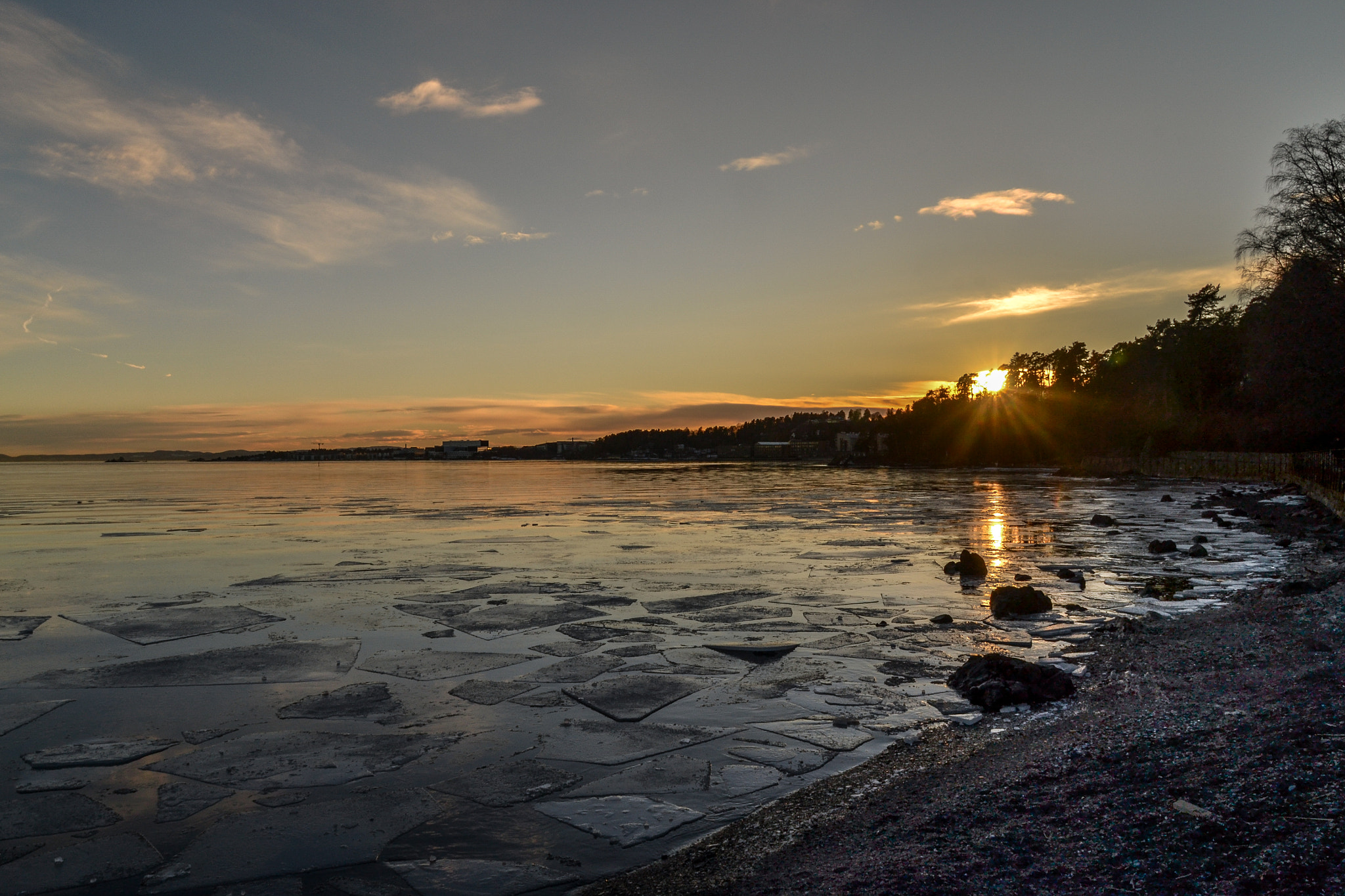 Sigma 18-200mm F3.5-6.3 DC OS HSM sample photo. Vækerø sunset photography