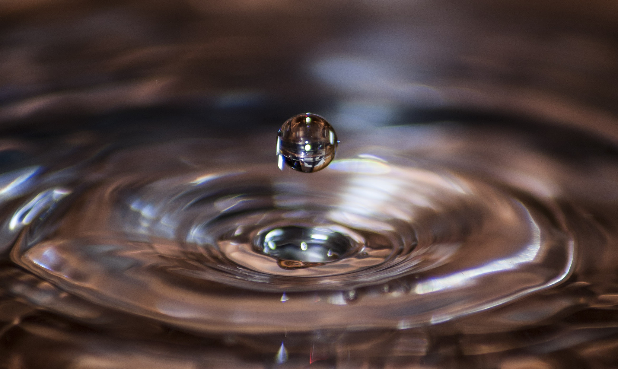 Nikon D70s sample photo. Waterdrop photography