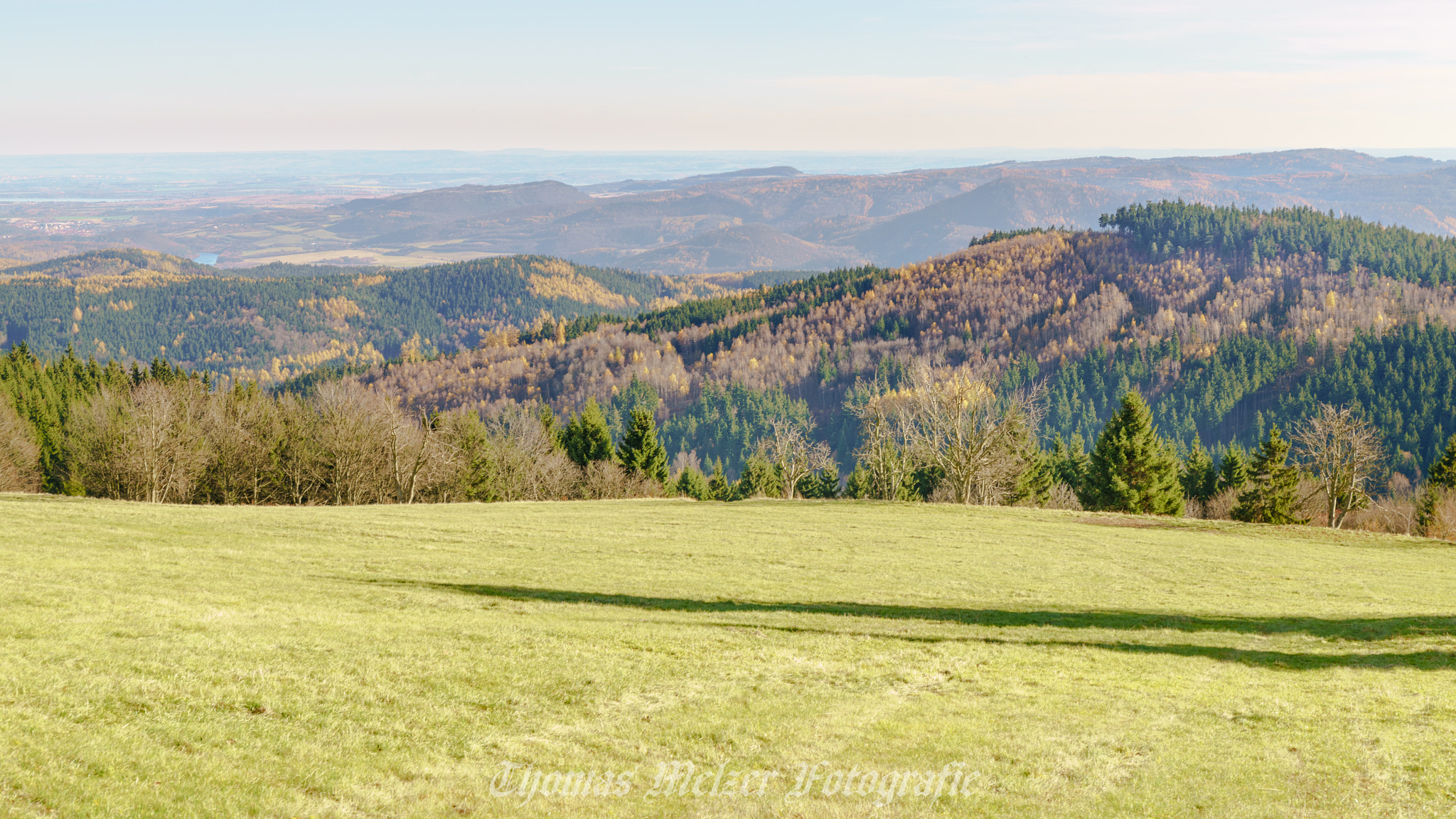 24-70mm F4 OSS sample photo. Ore mountains views photography