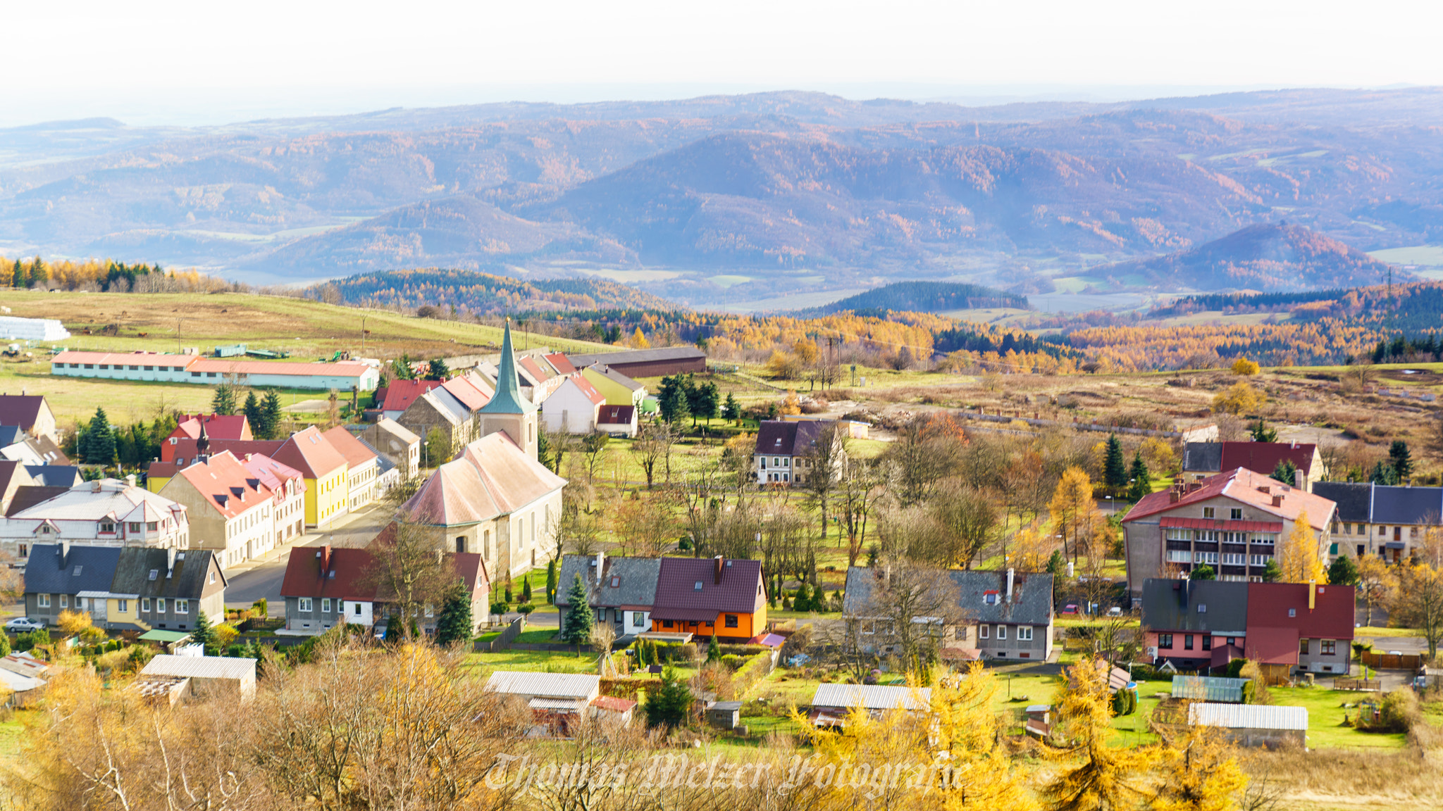 24-70mm F4 OSS sample photo. Ore mountains views photography