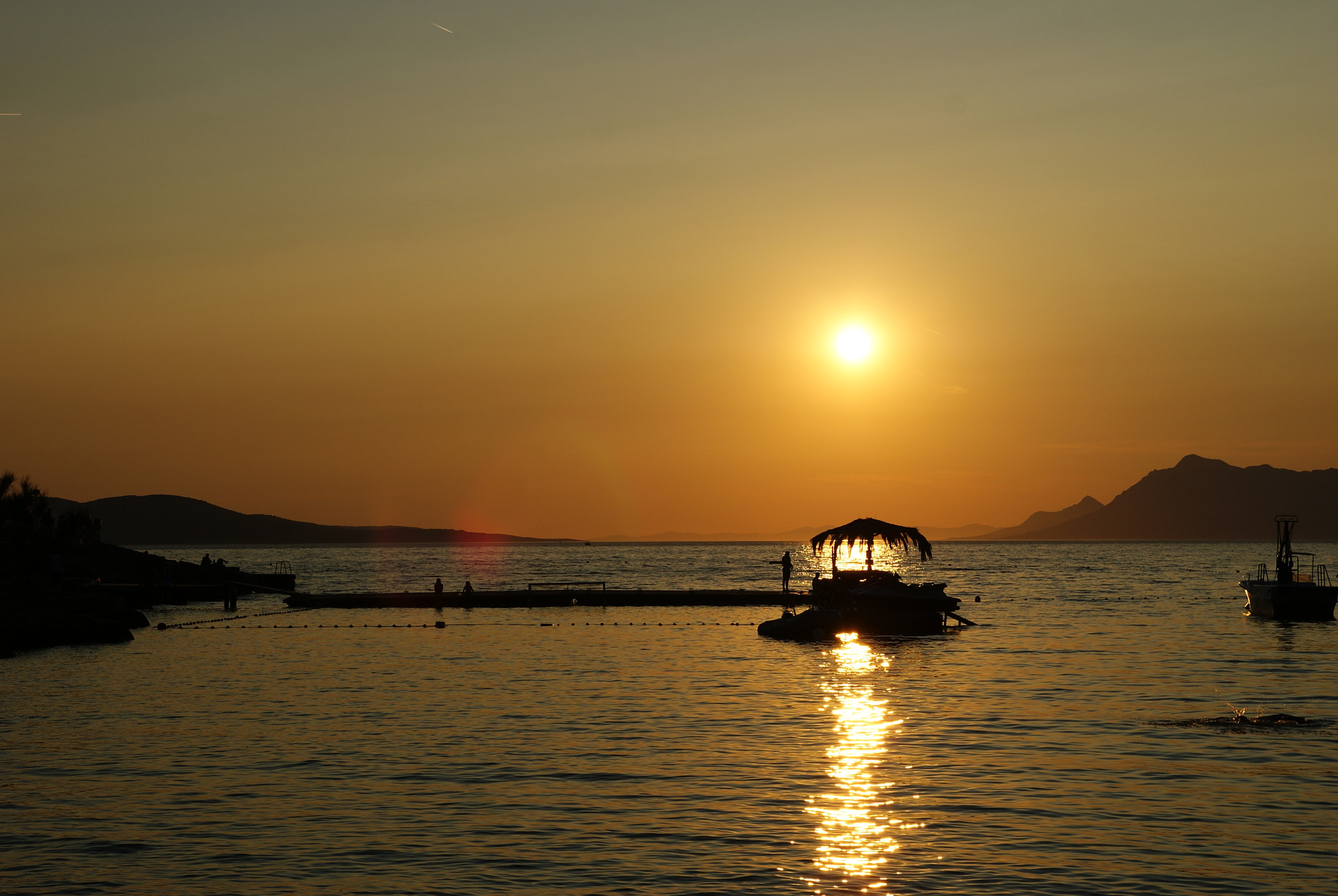 Sony Alpha DSLR-A300 sample photo. Makarska's sundown photography