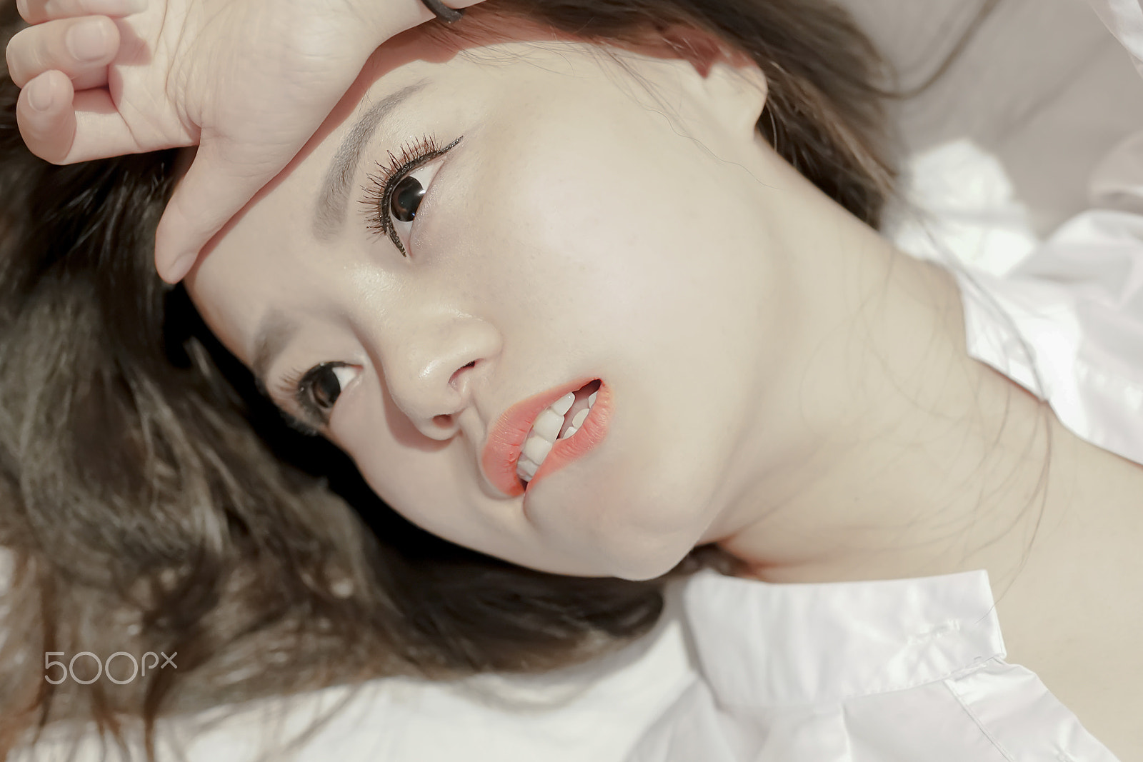 Minolta AF 50mm F1.4 [New] sample photo. Girl bitting her lip photography