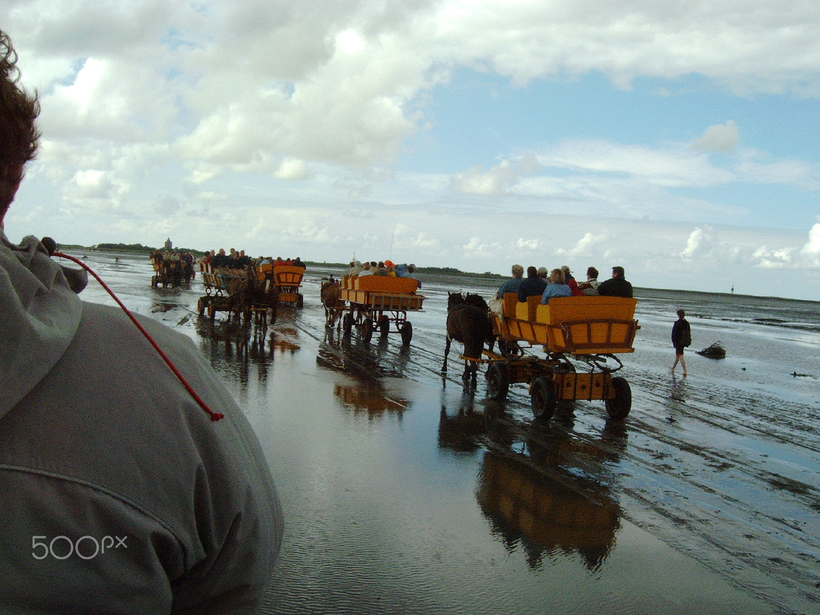 CAMERA 4MP-859 sample photo. Driving in the mud flat of north sea g.t. photography