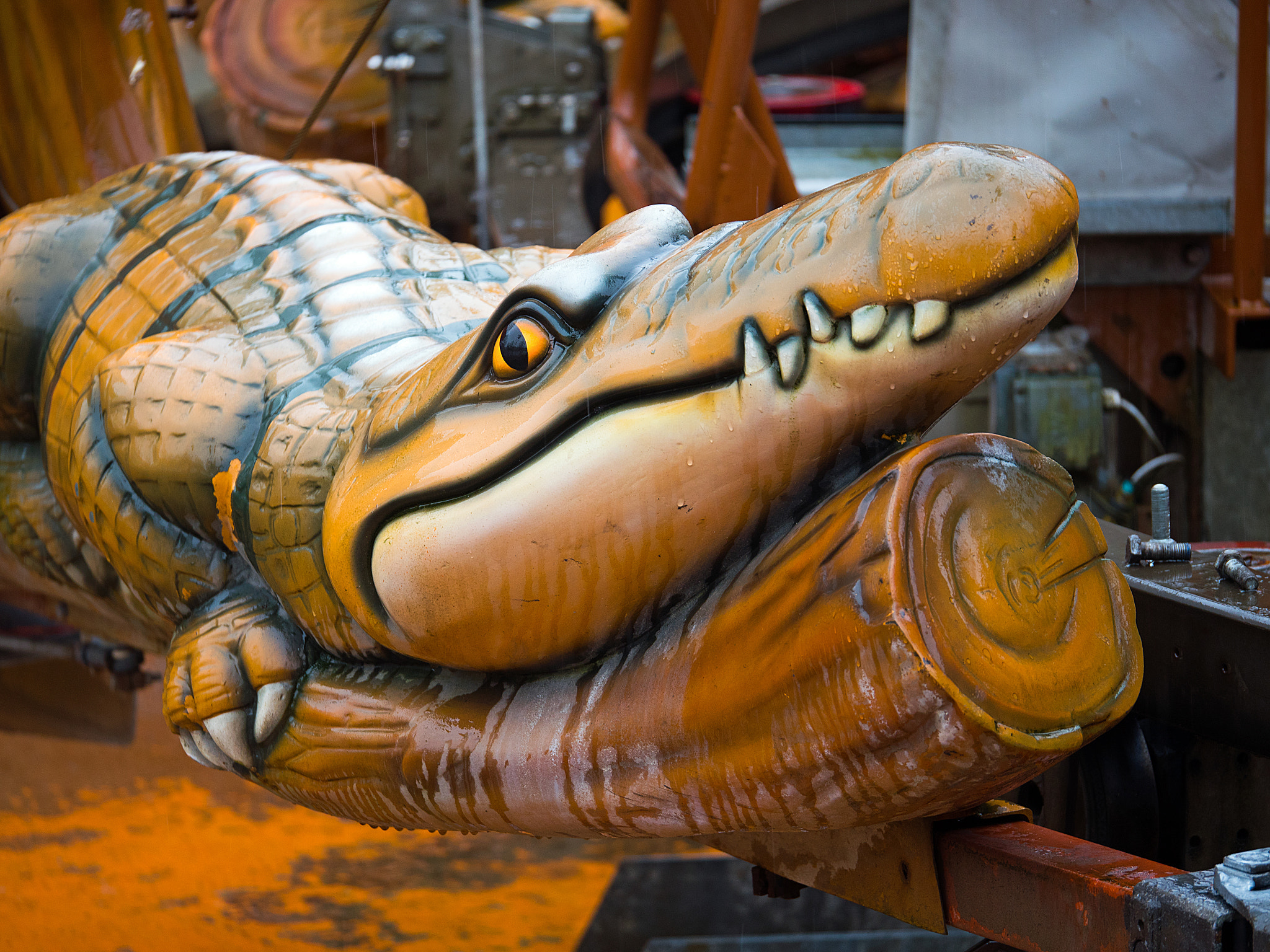 Panasonic Lumix G X Vario 35-100mm F2.8 OIS sample photo. Bakken, crocodile photography